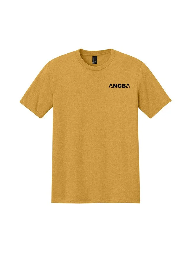 Tees DM130_Ochre Yellow Heather_Flat_Front Black.jpg
