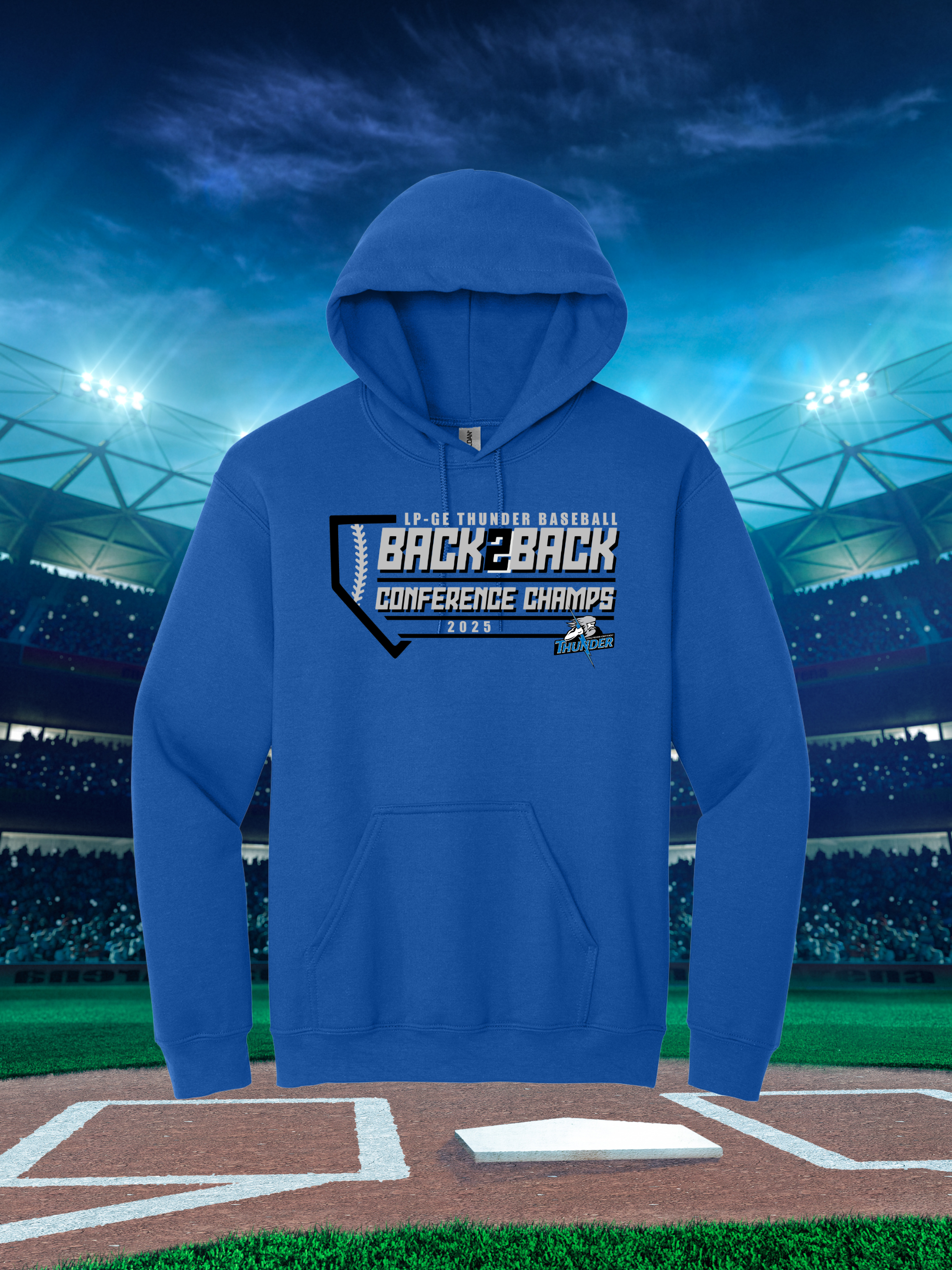 2025 LPGE Baseball Gildan 50/50 Hoodie
