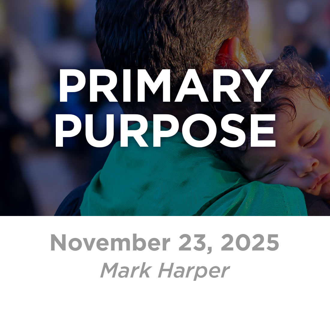 Primary Purpose (Mark Harper)  11-23-25