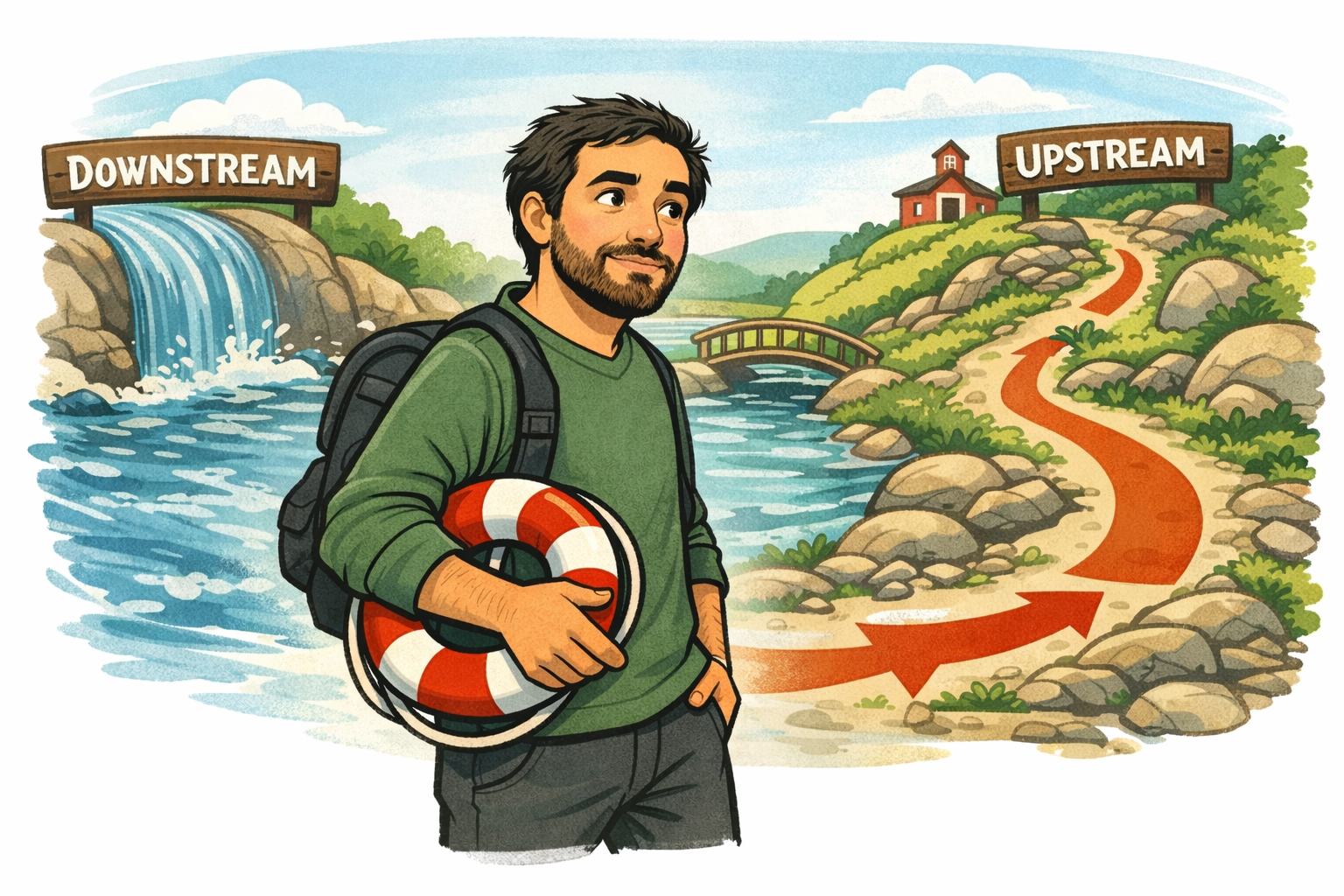 The Kids in the River (and the Courage to Walk Upstream)