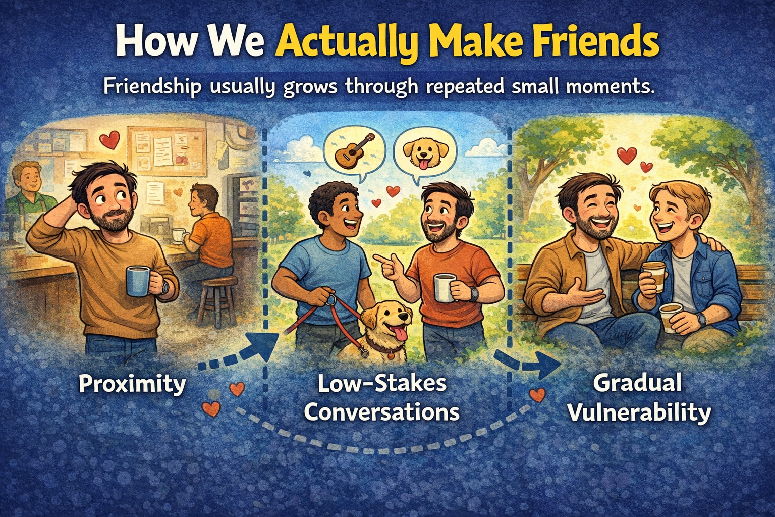 How We Actually Make Friends