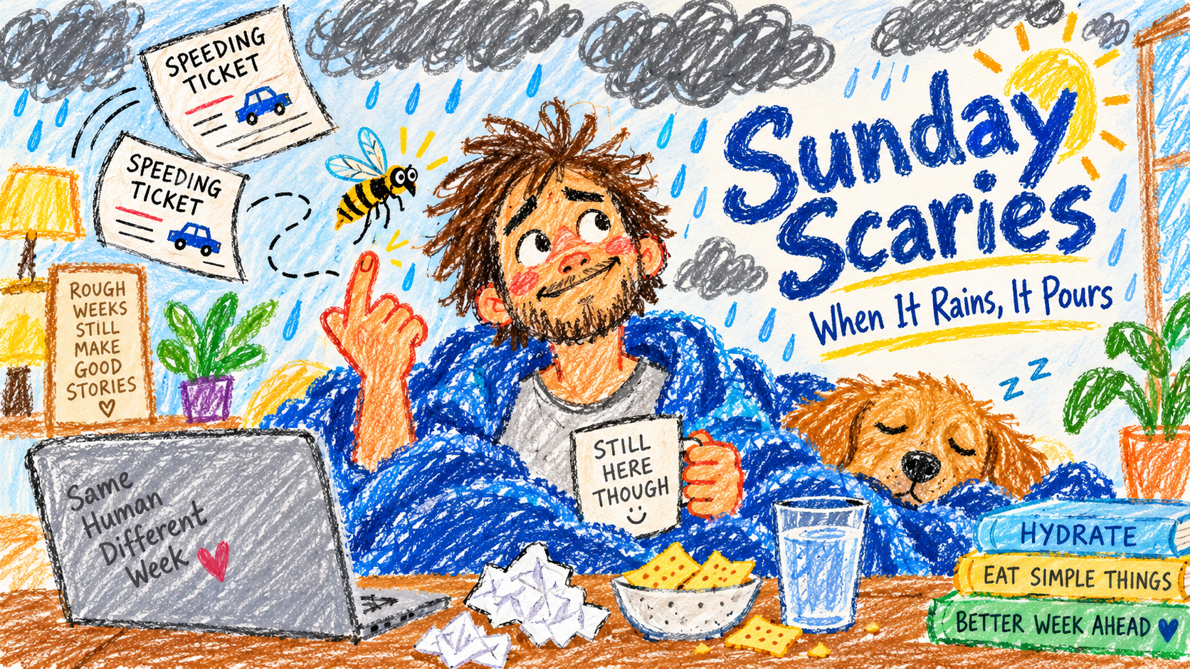 When It Rains, It Pours…. Finding a little humor in the days that don't go our way.