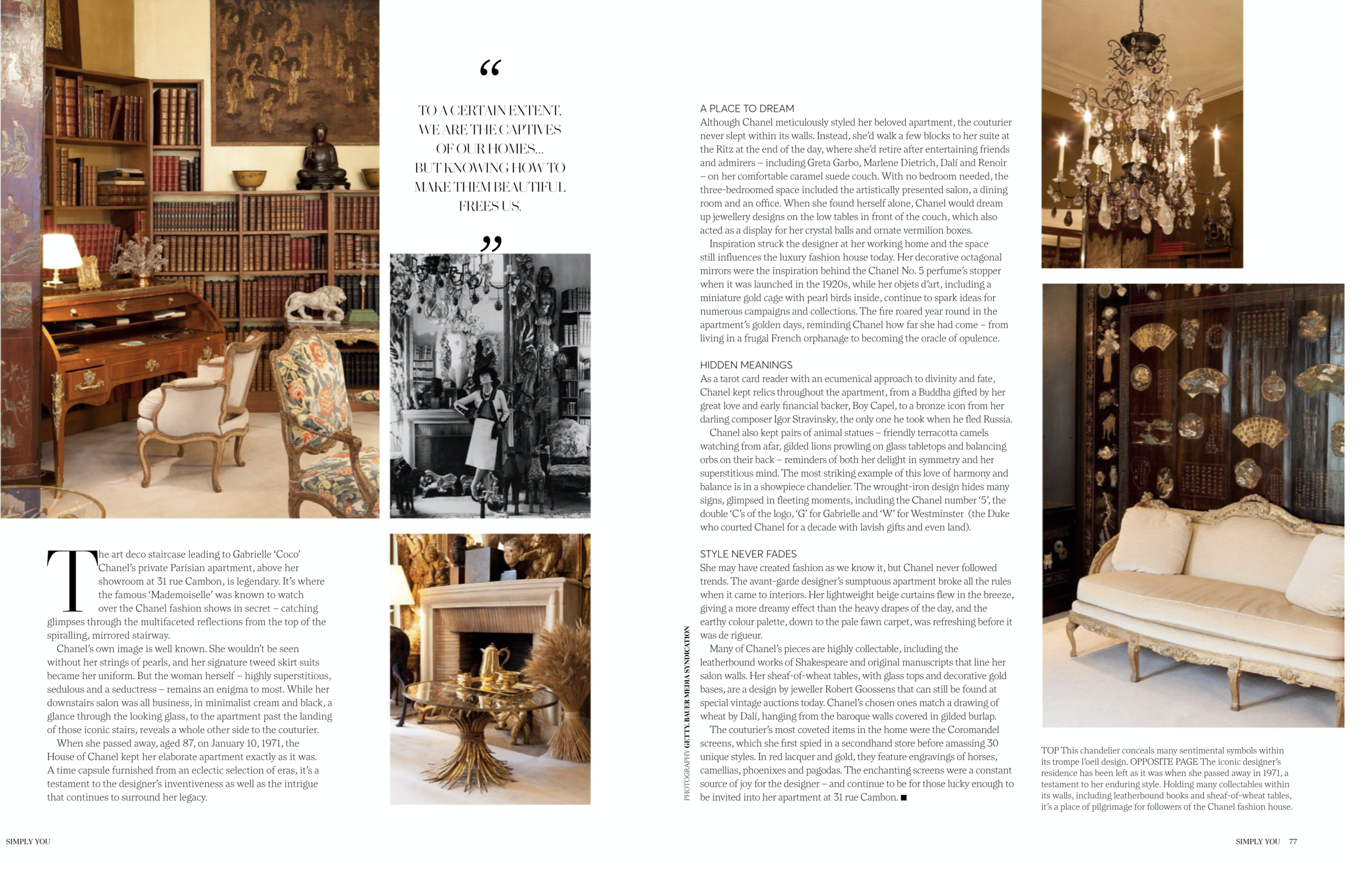 Inside Coco Chanel's historic Parisian apartment — Jessica-Belle Greer