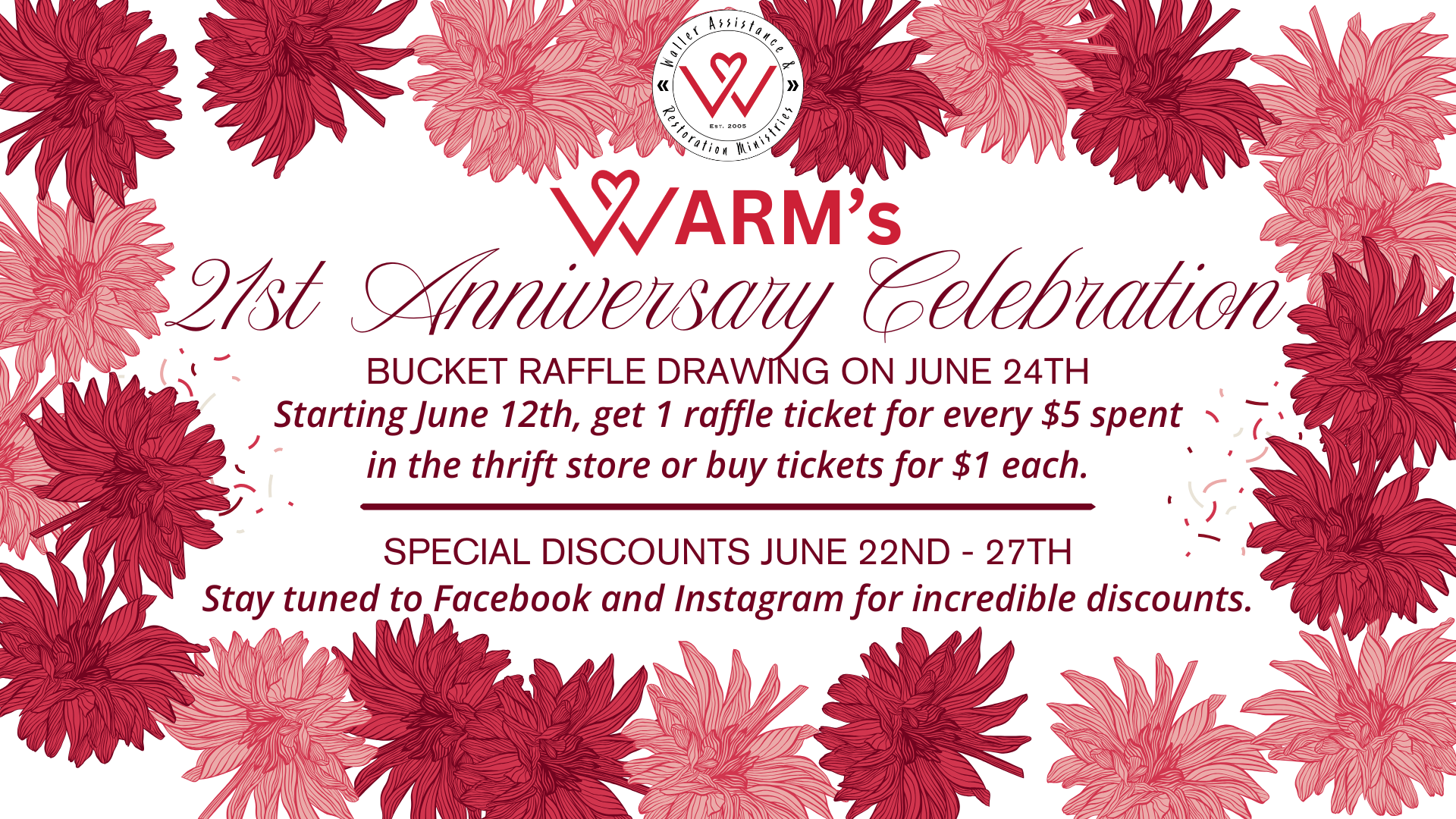 WARM’s 21st Anniversary