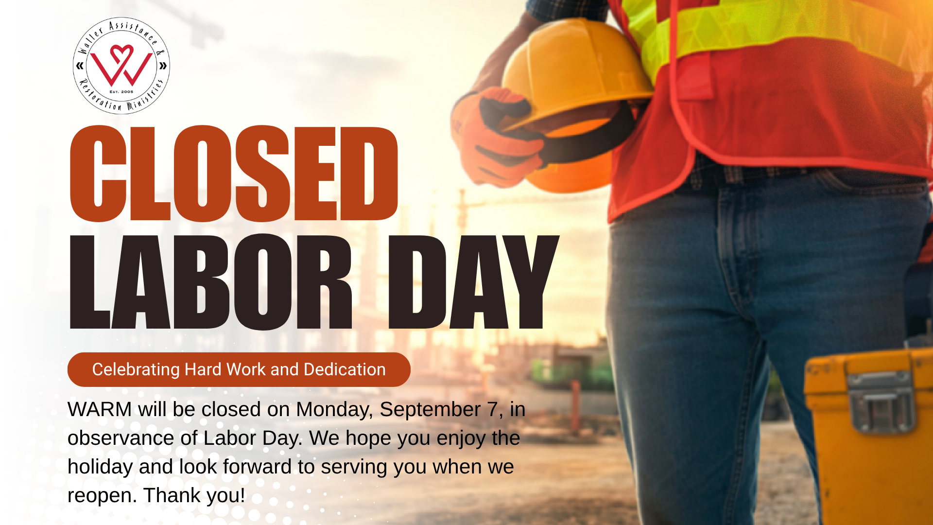 Closed Labor Day