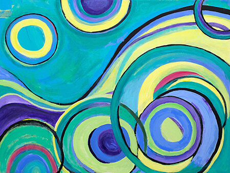 Flowing Bubbles