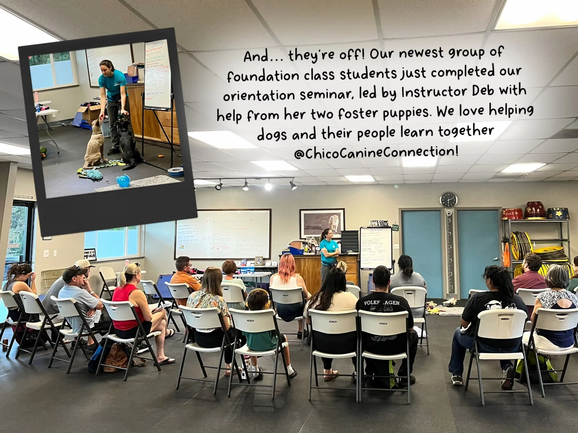 We&rsquo;re so thrilled to welcome our newest students to our foundation classes, Puppy Kindergarten and Essential Life Skills. Our first session is a parent-only orientation where we introduce fundamentals of positive training and provide &ldquo;hom