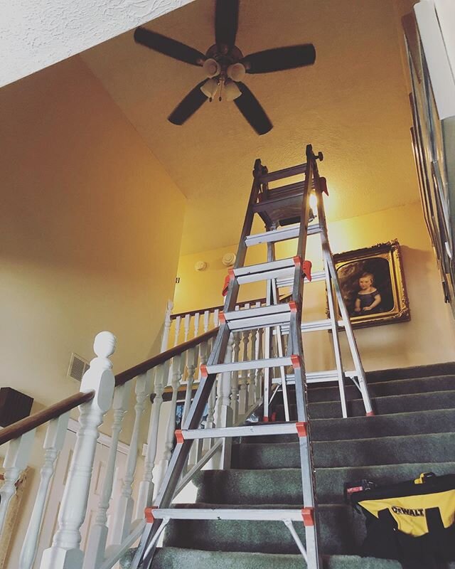&ldquo;I fell and died trying to install this ceiling fan 16 feet up.&rdquo; ☠️ That&rsquo;s what your loved ones can write on your tombstone or you can call us and we will assume the risk of death or serious injury and install it for you. If you sti