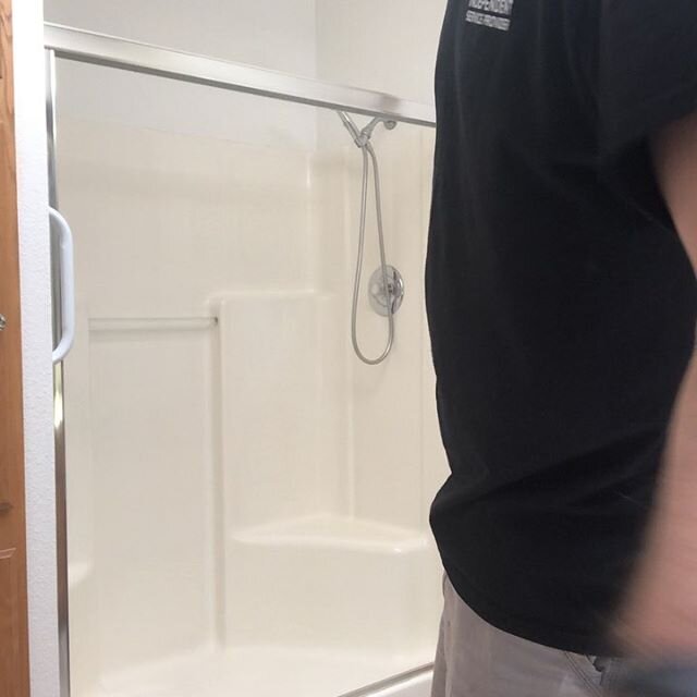 Basic bypass shower door installation. We did encounter a manufacture error on these doors though. The outside door should have the towel bar attached but the holes in the door were drilled 1/2&rdquo; too wide. We tried to reverse the doors, but thes