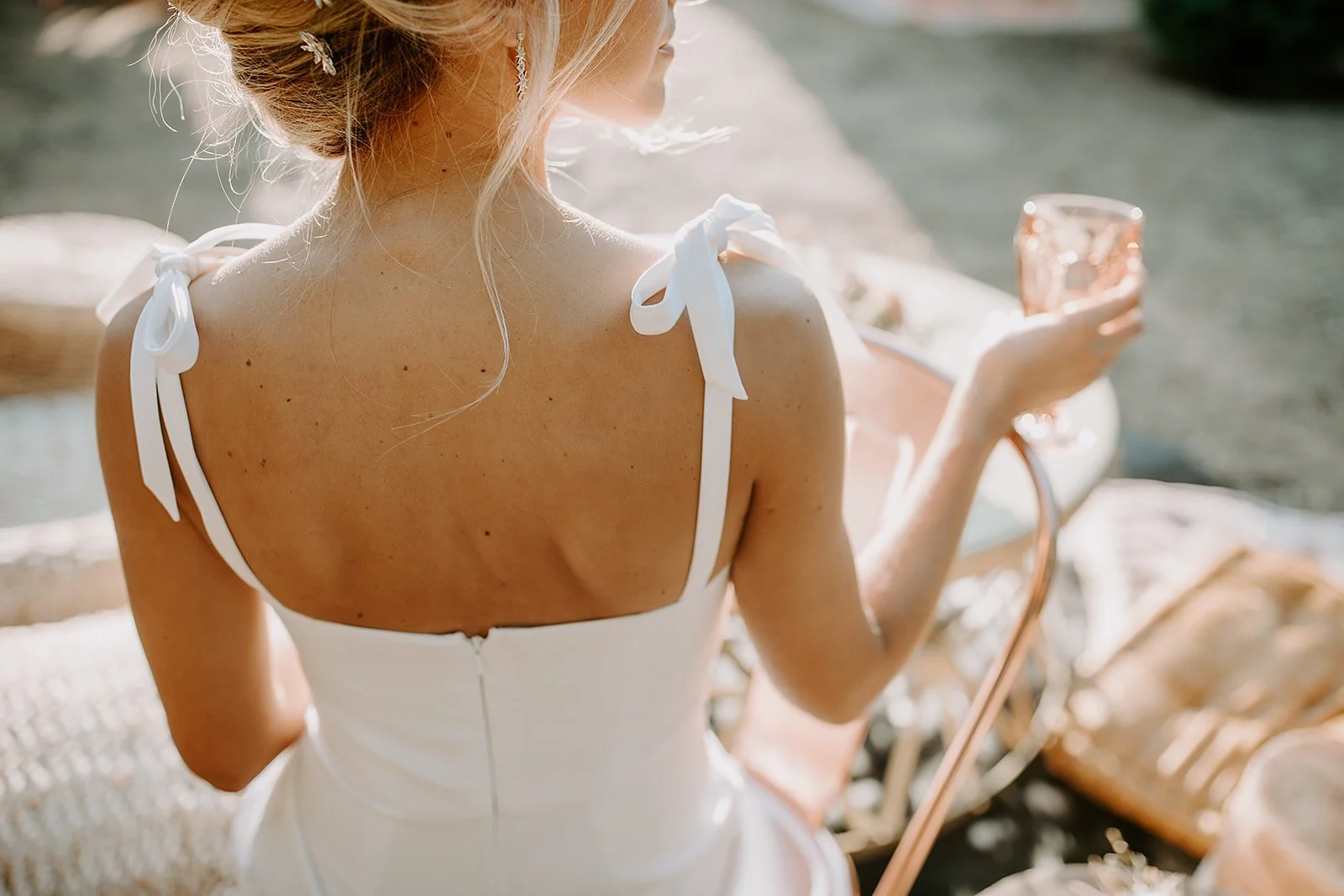 Del Mar brides prefer BlushTan