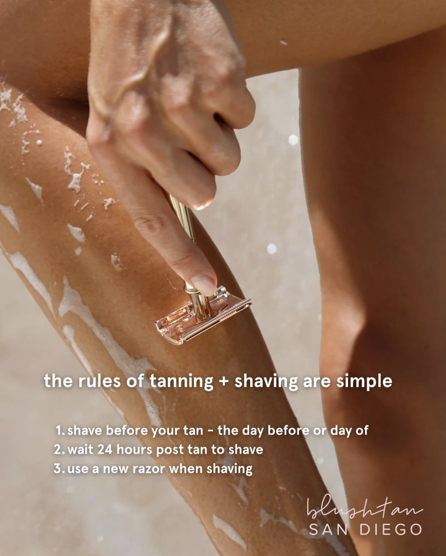Can You Shave Before or After a Spray Tan?