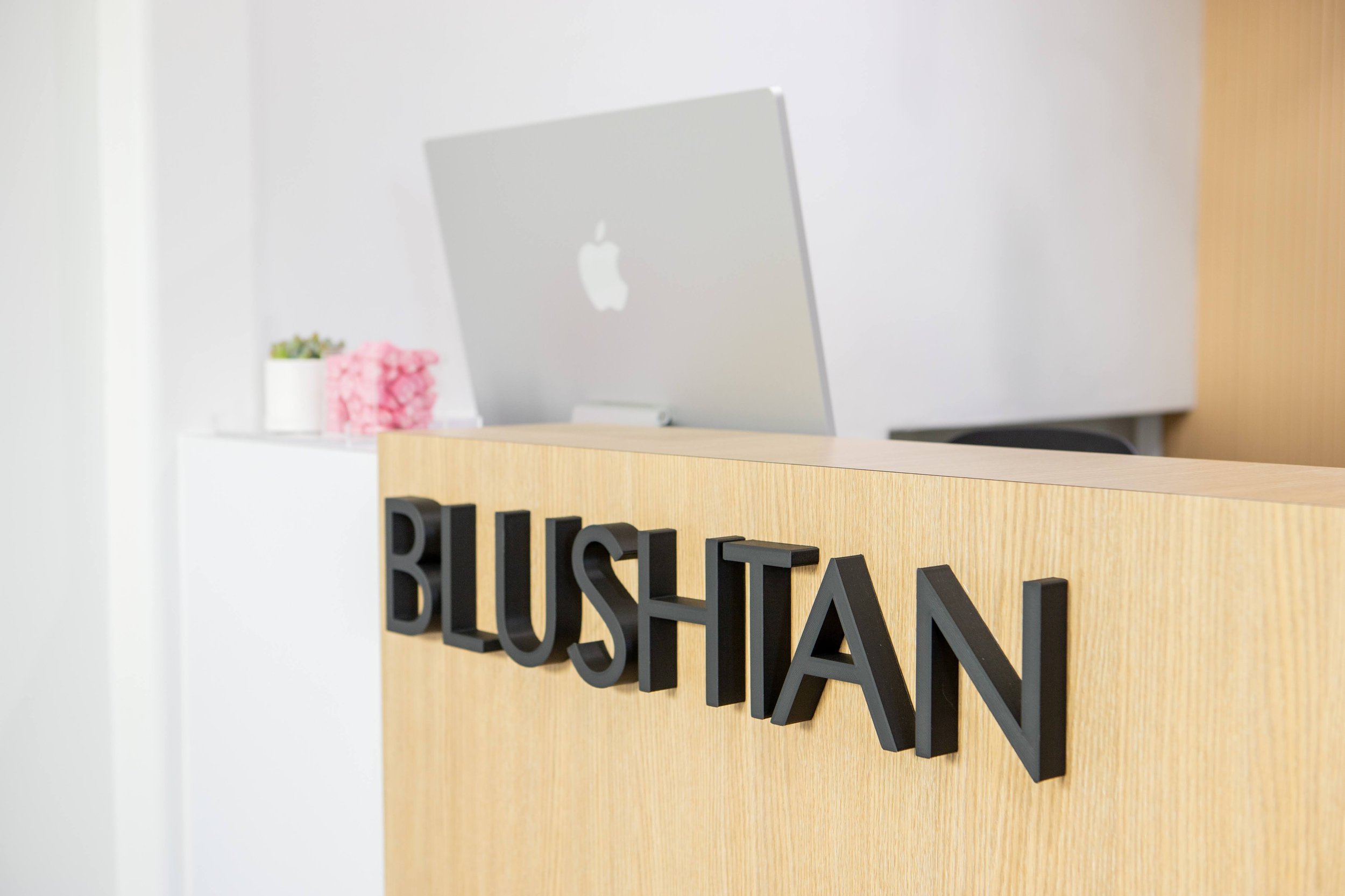 interior photo of Blushtan San Diego entrance