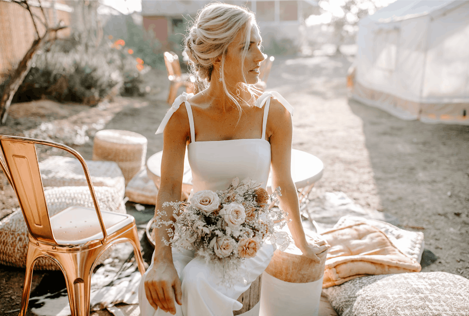 bride in Del Mar