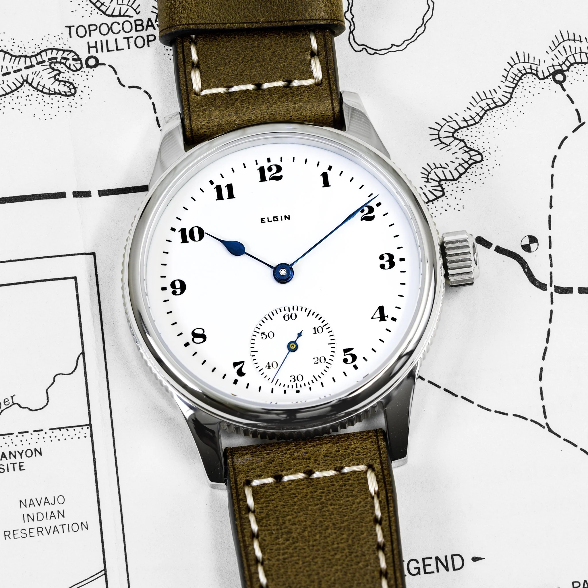 Elgin pocket watch conversion