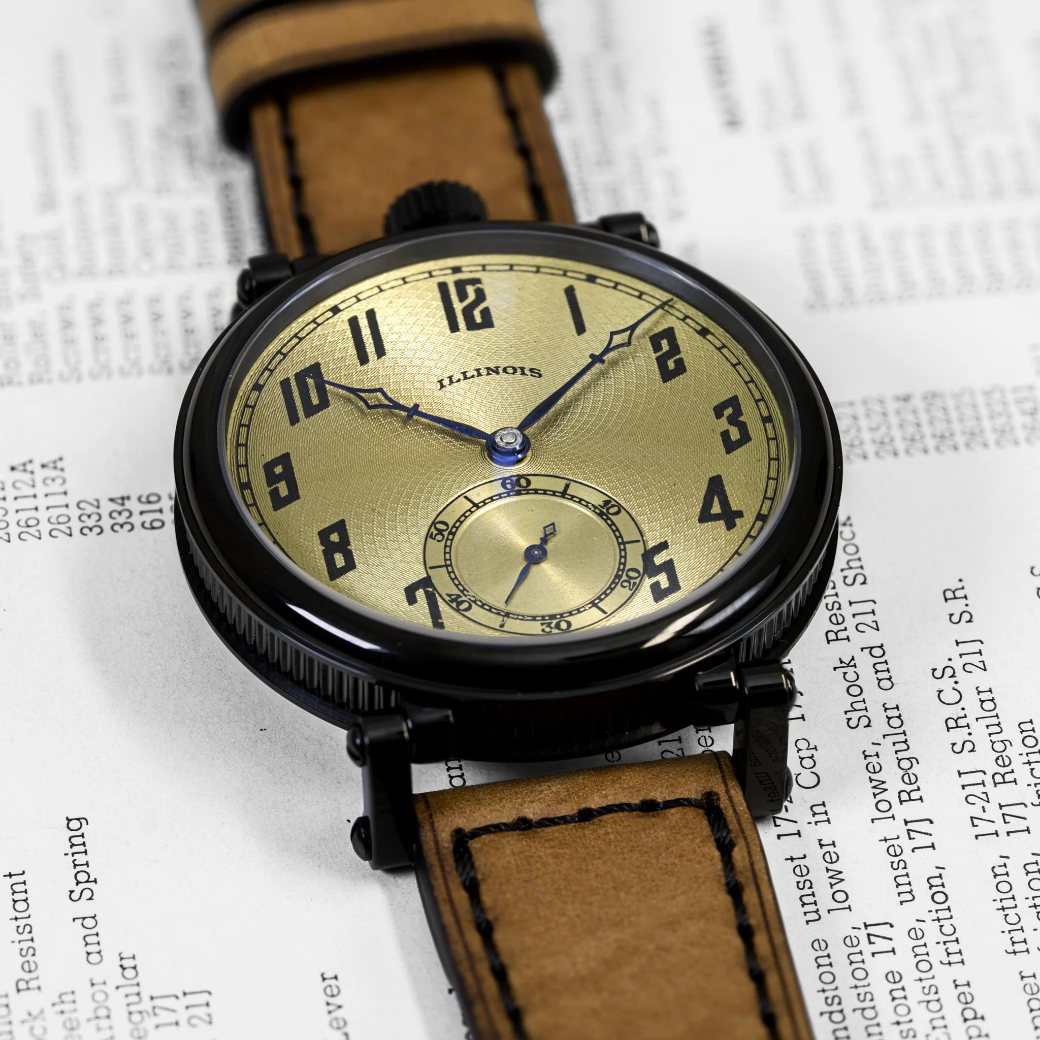 Illinois pocket watch conversion