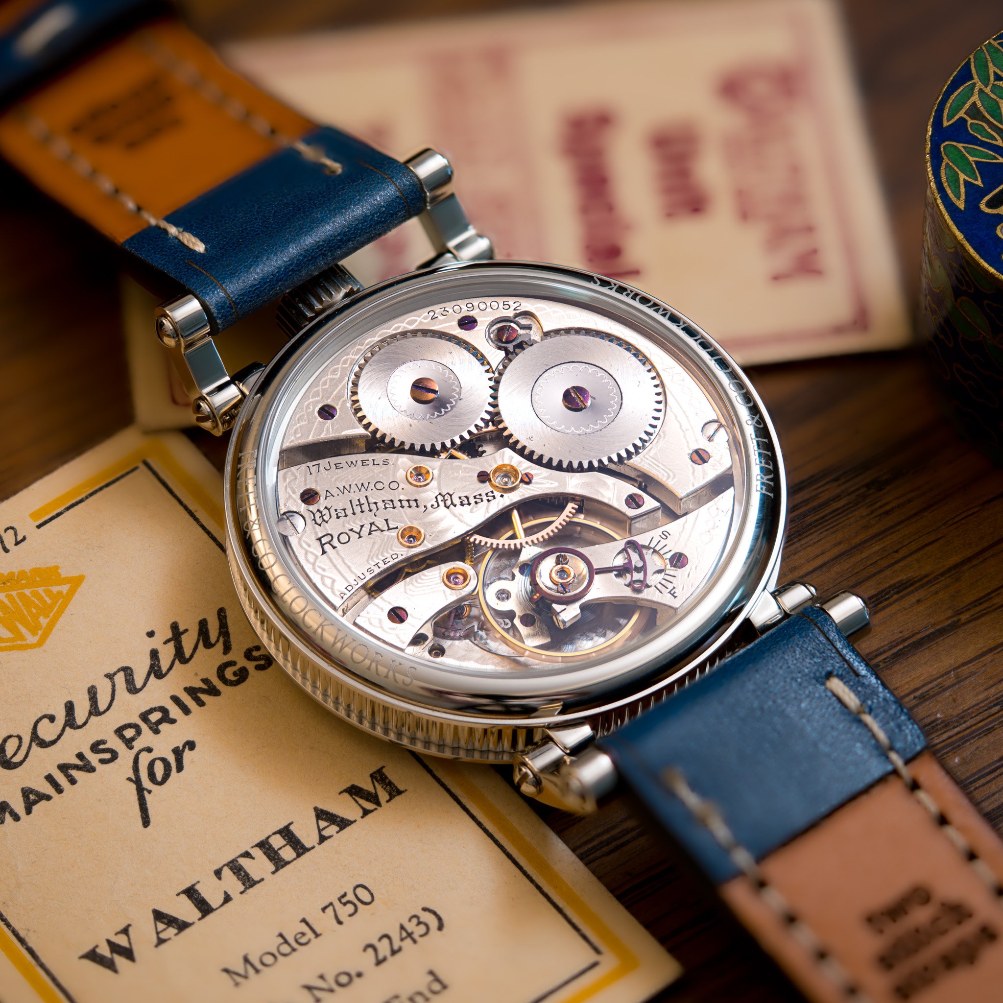 Waltham pocket watch conversion