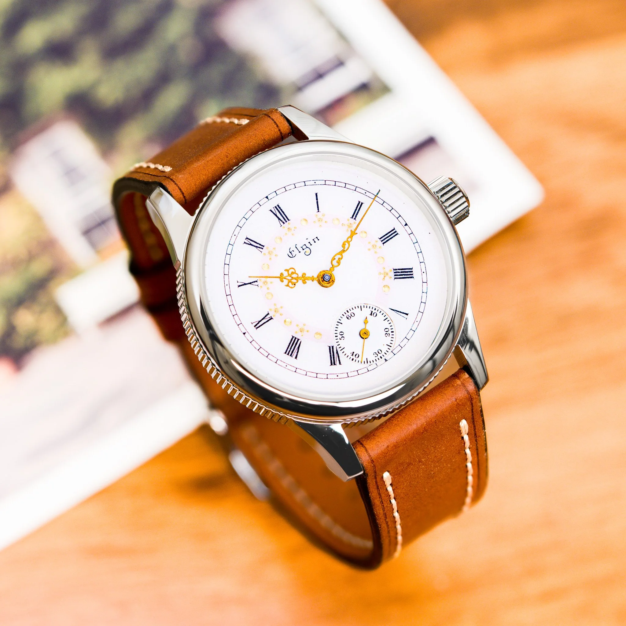 Elgin pocket watch conversion