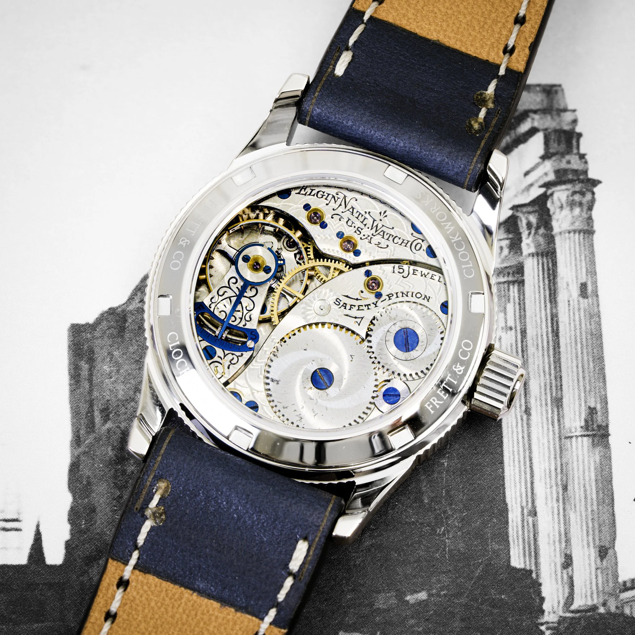 Elgin pocket watch conversion