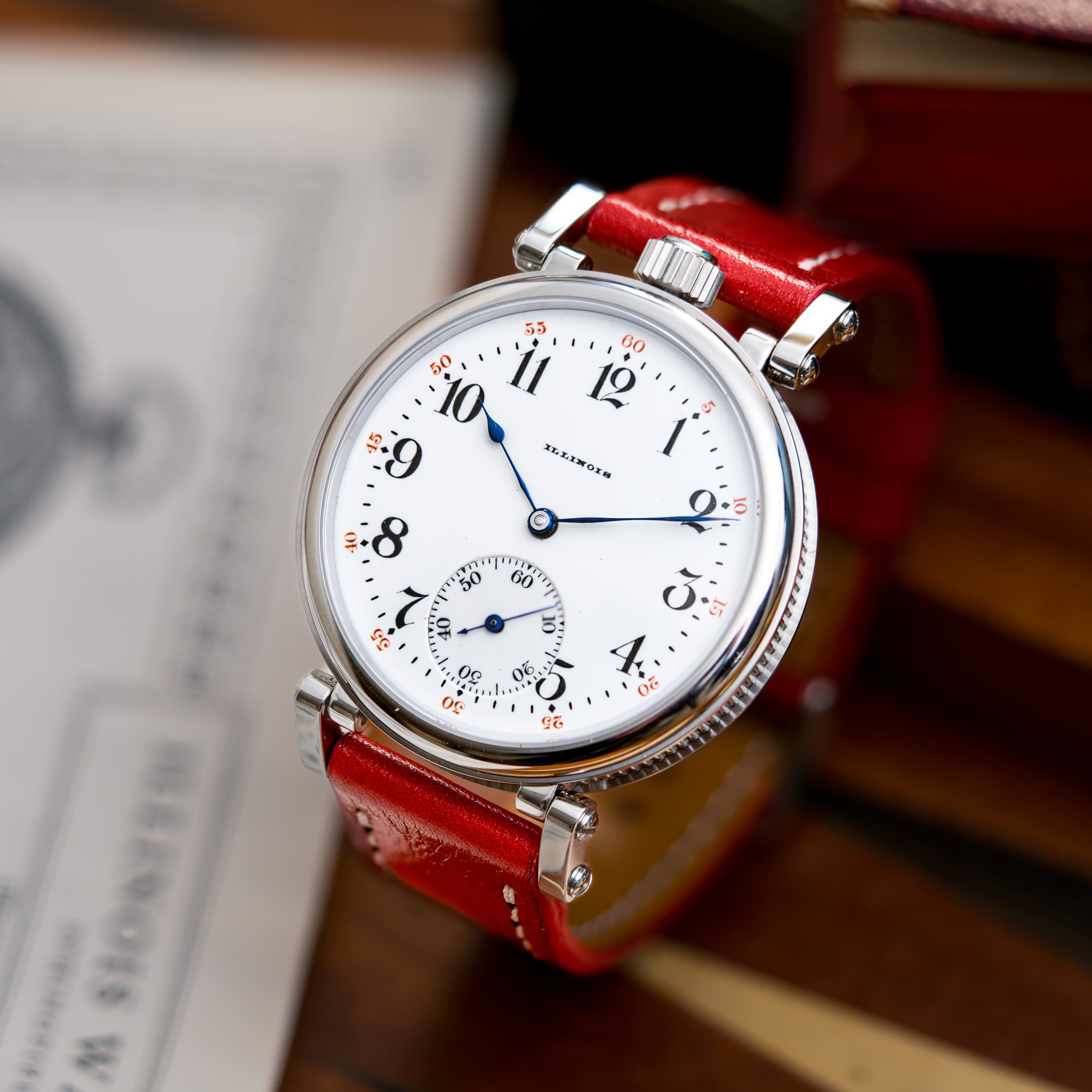 Illinois pocket watch conversion