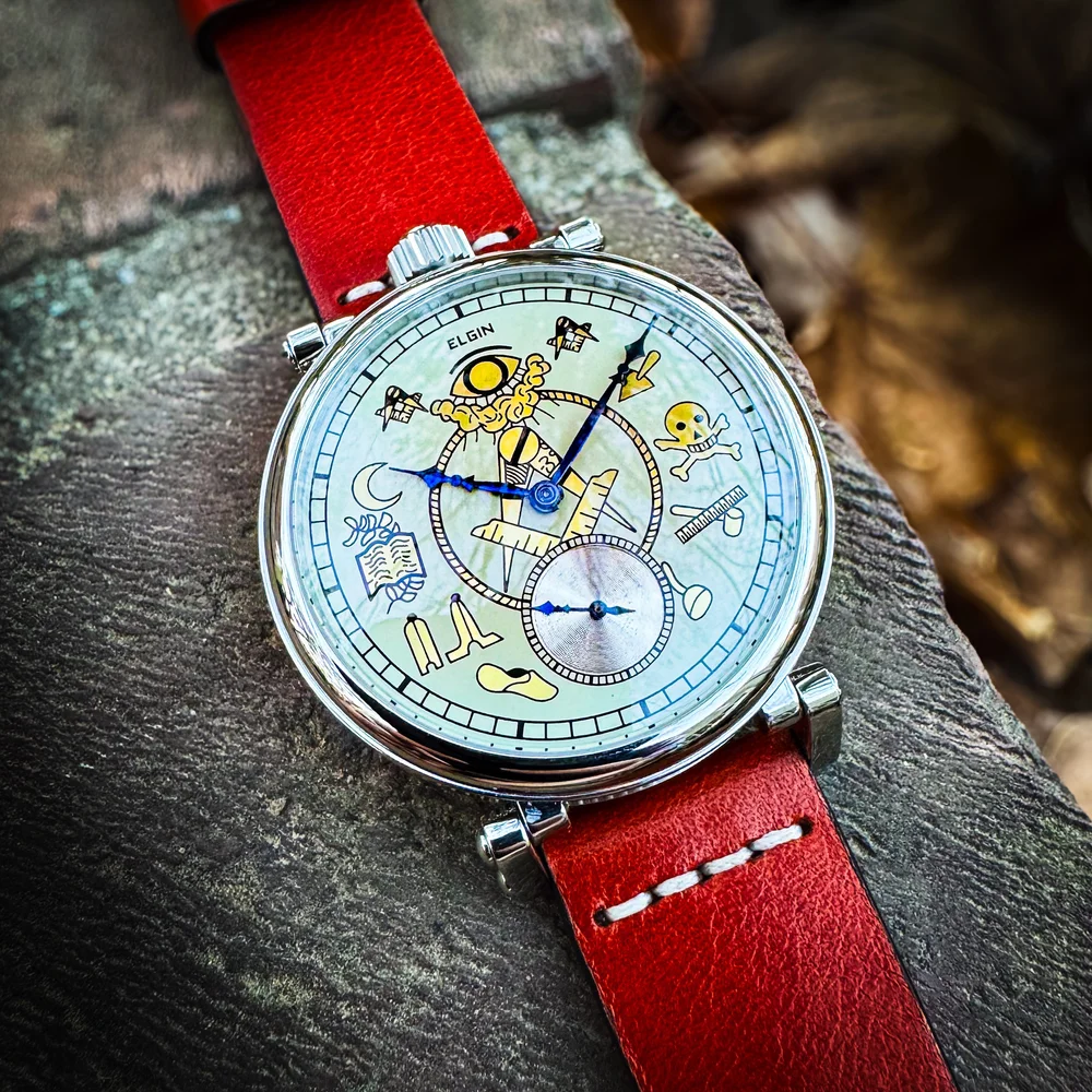 Elgin pocket watch conversion — Frett & Co Clockworks