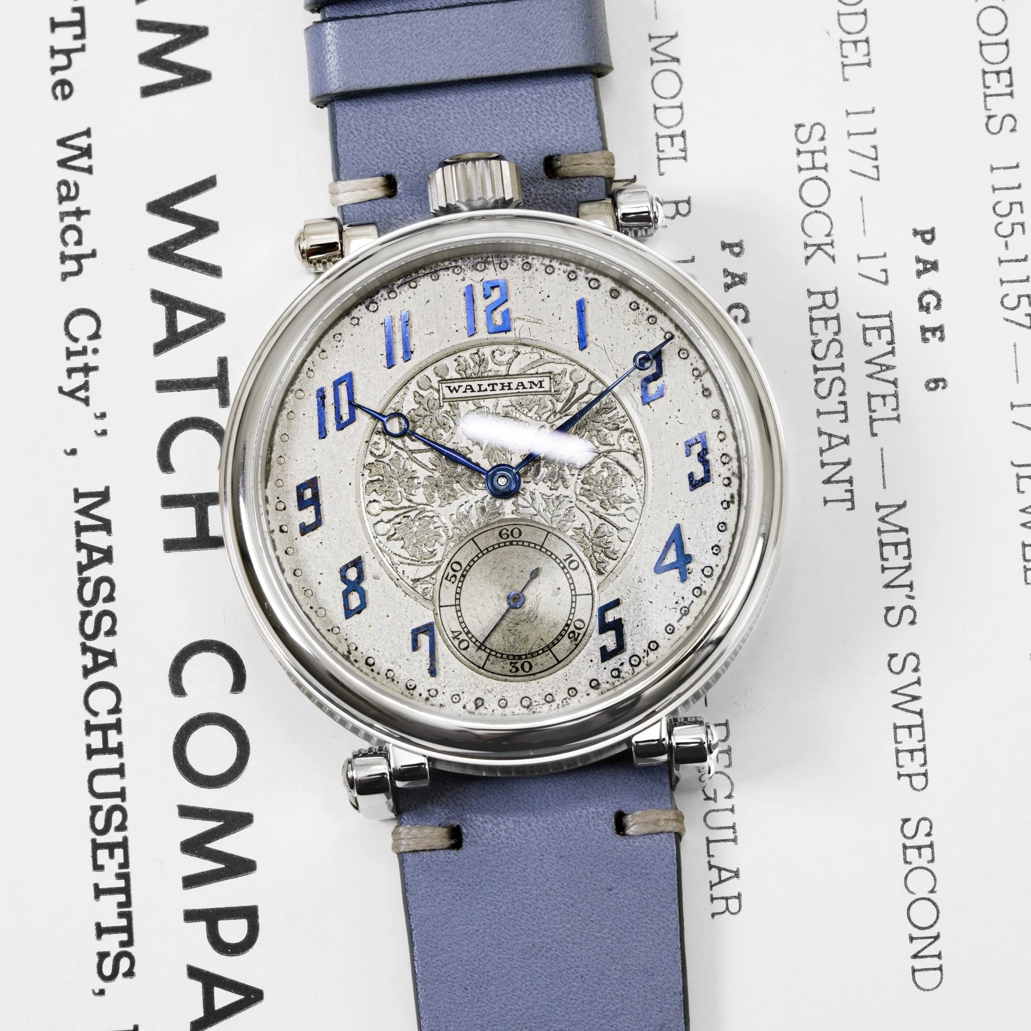 Waltham pocket watch conversion