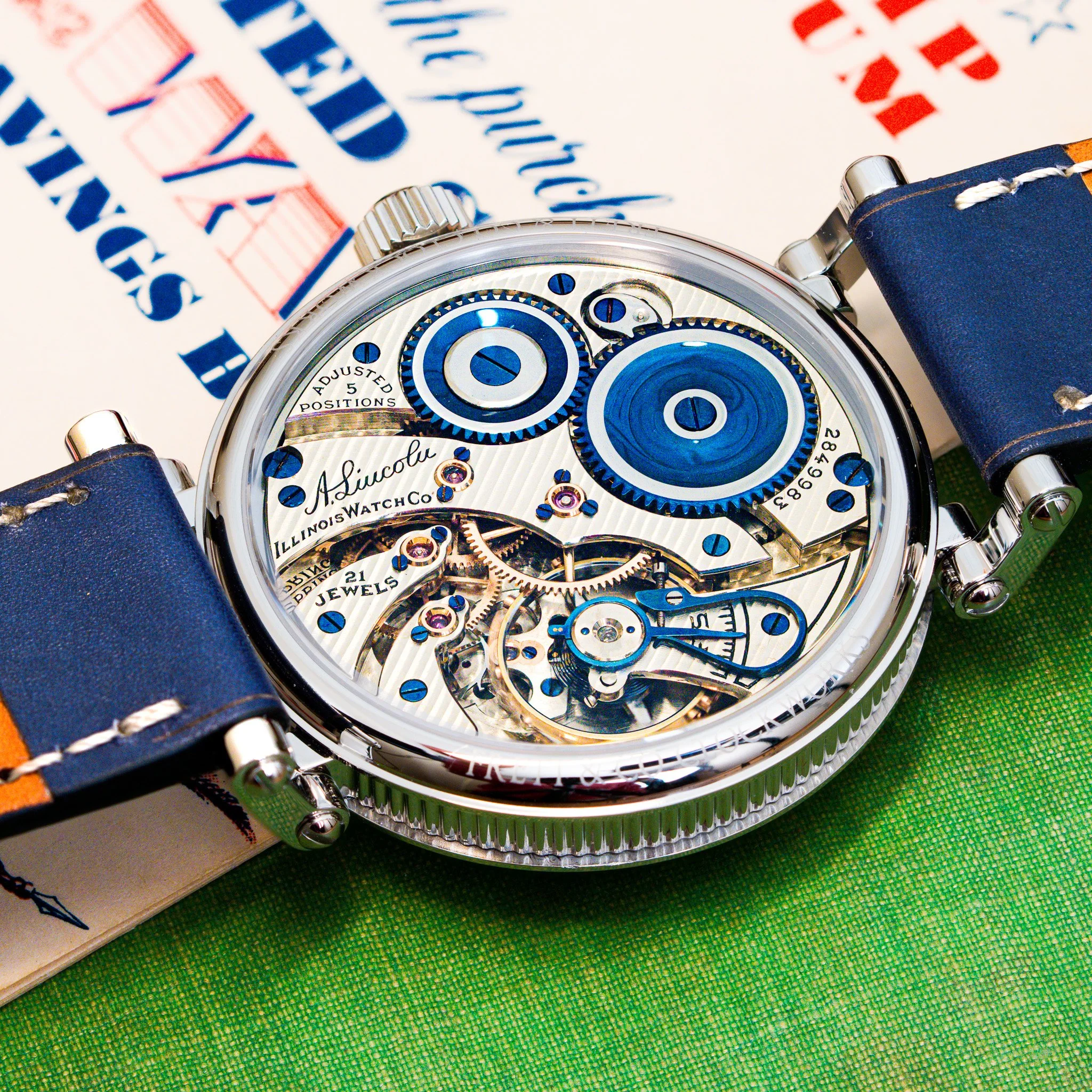 Illinois pocket watch conversion