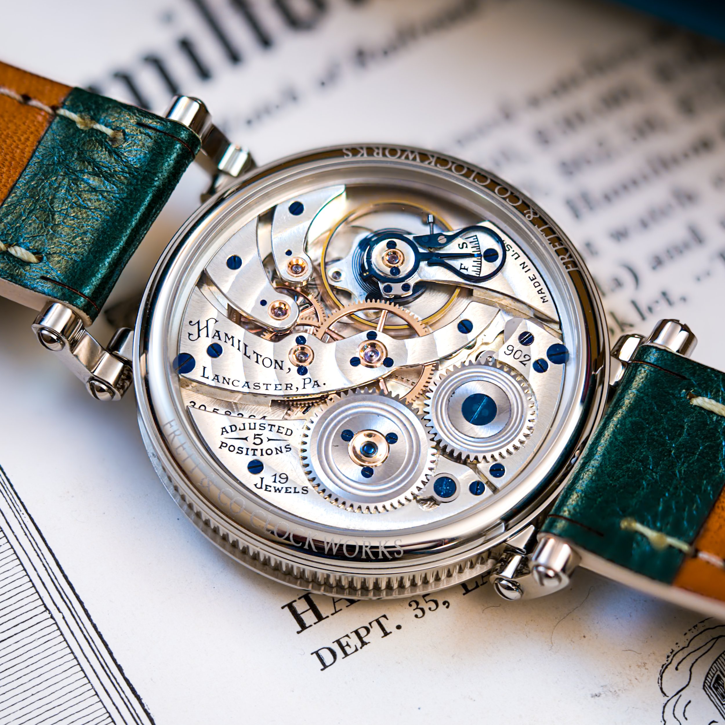 Hamilton pocket watch conversion
