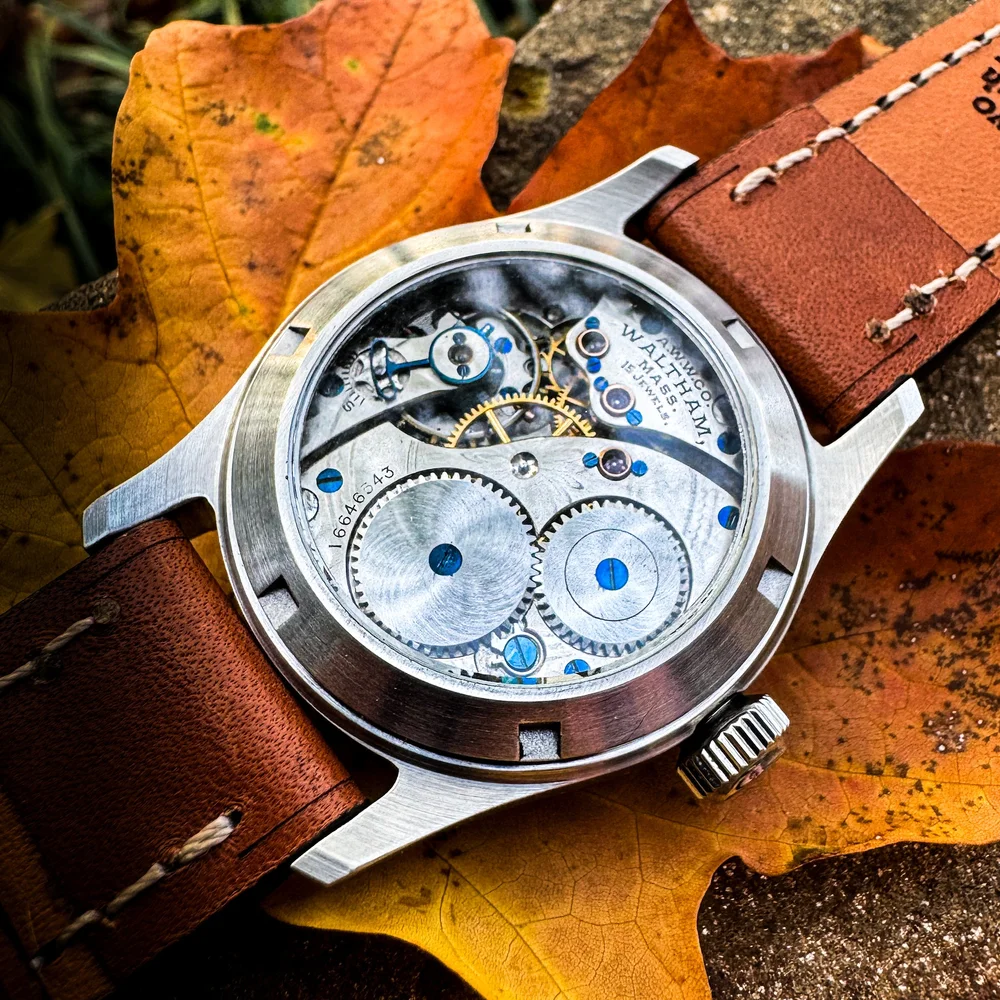 Waltham pocket watch conversion — Frett & Co Clockworks