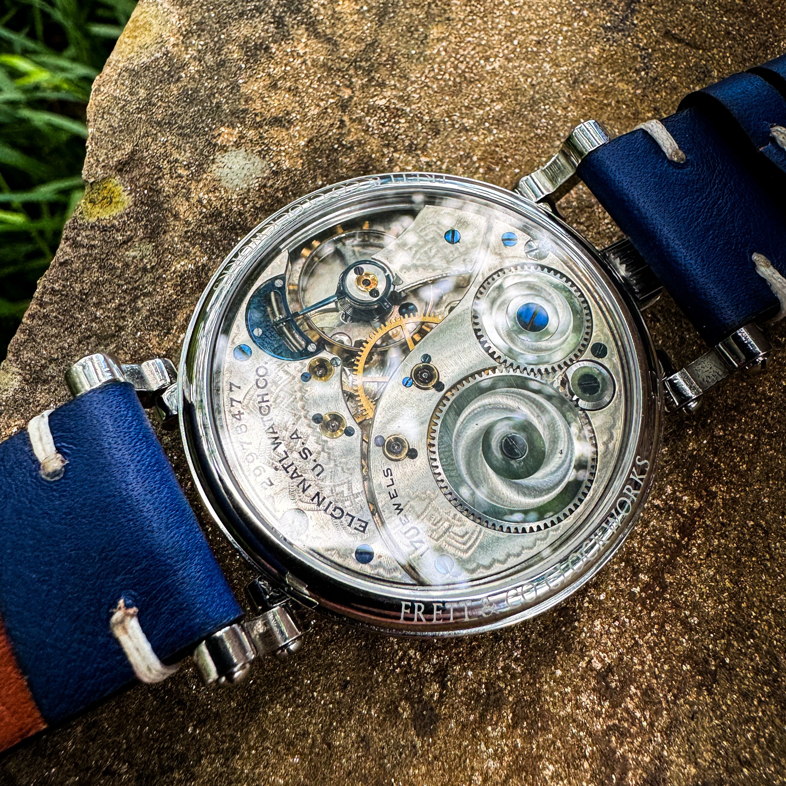 Elgin pocket watch conversion