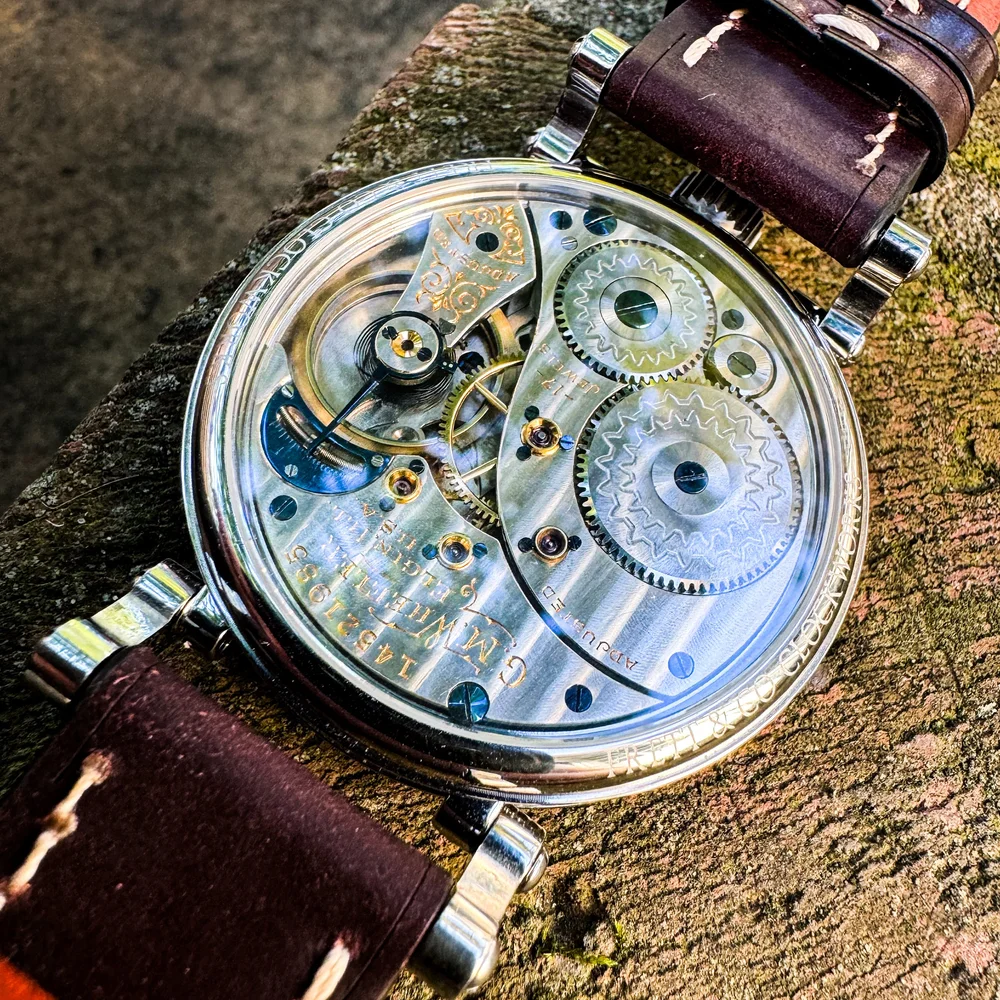 Elgin GM Wheeler from 1910 featuring a Masonic Dial — Frett & Co
