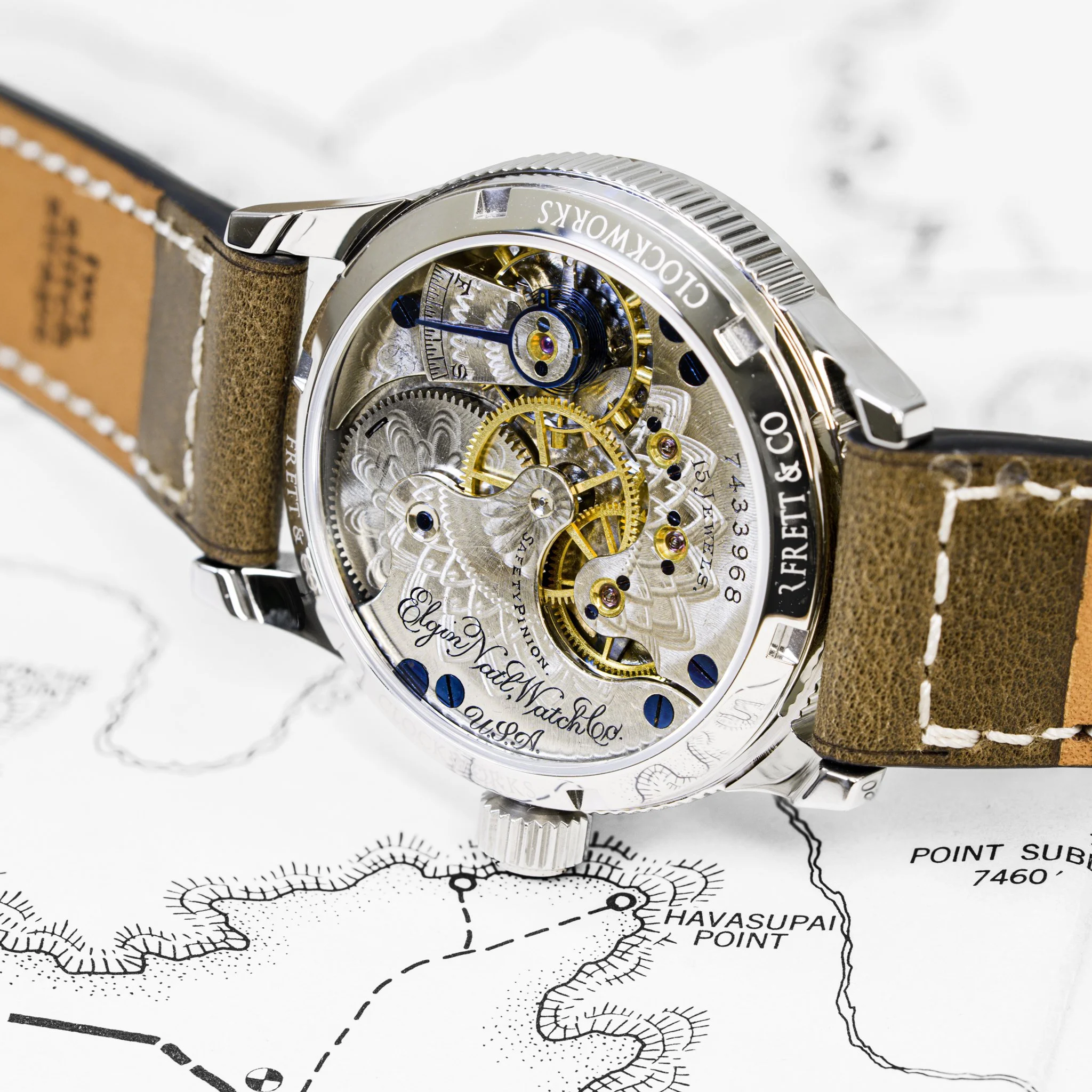 Elgin pocket watch conversion