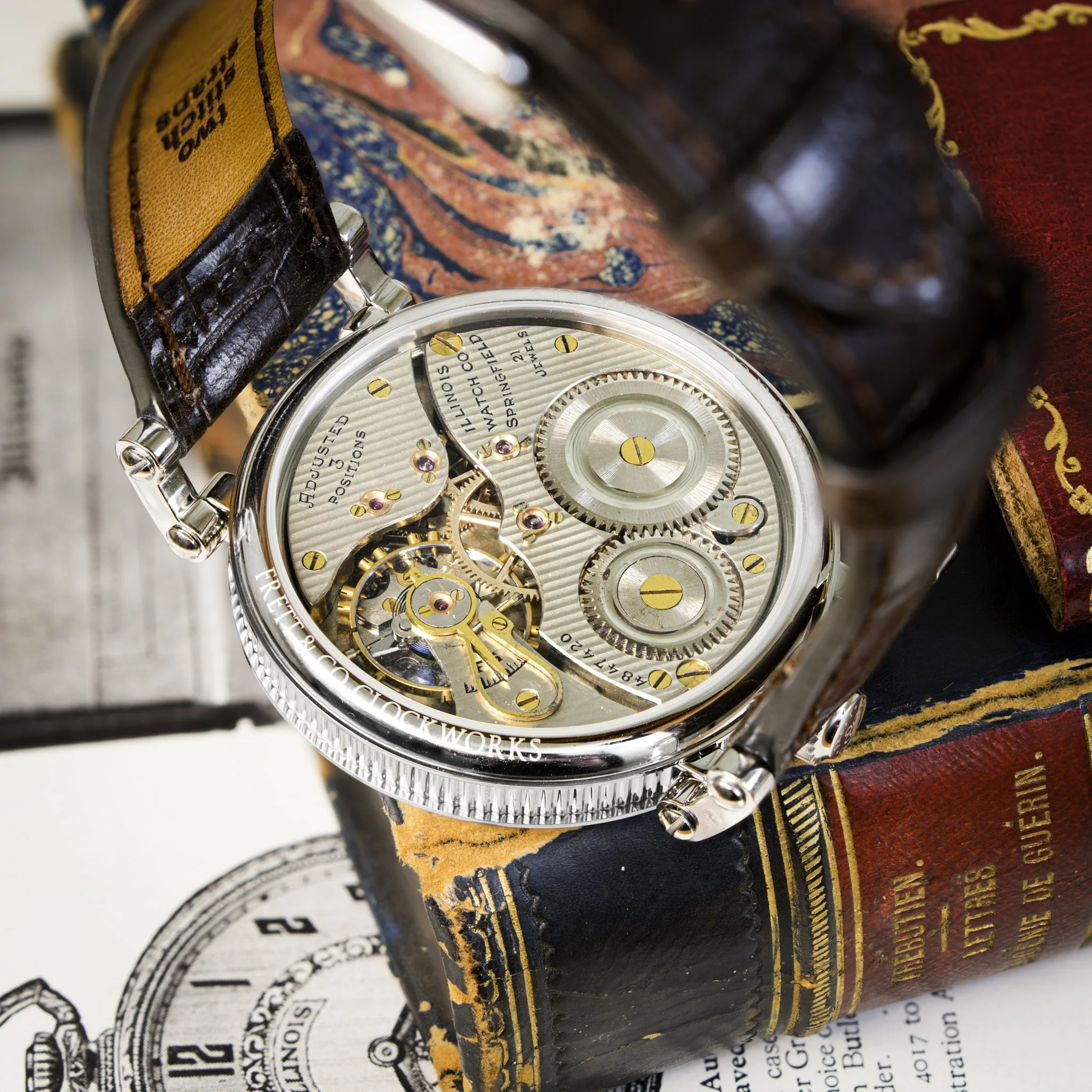 Illinois pocket watch conversion