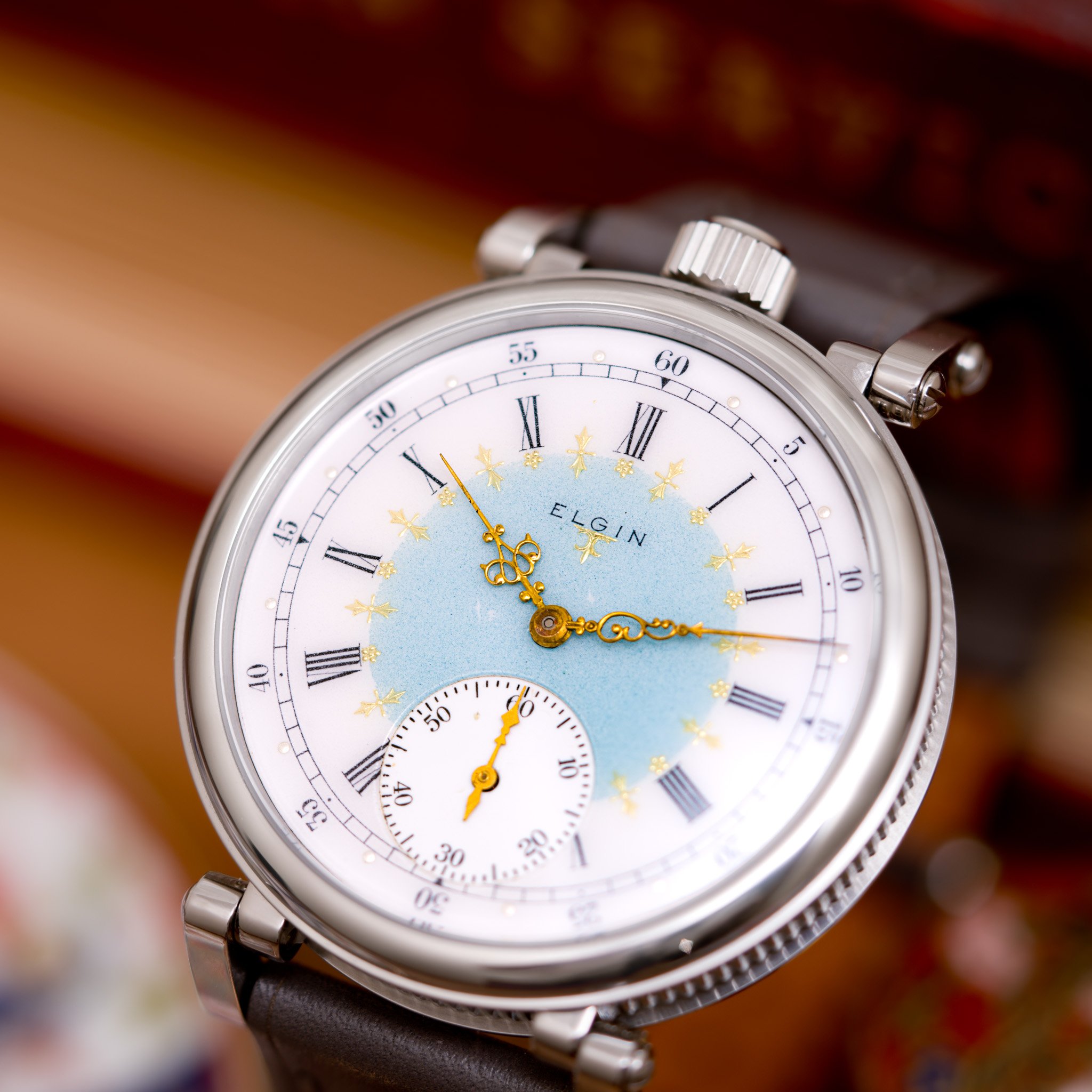 Elgin pocket watch conversion