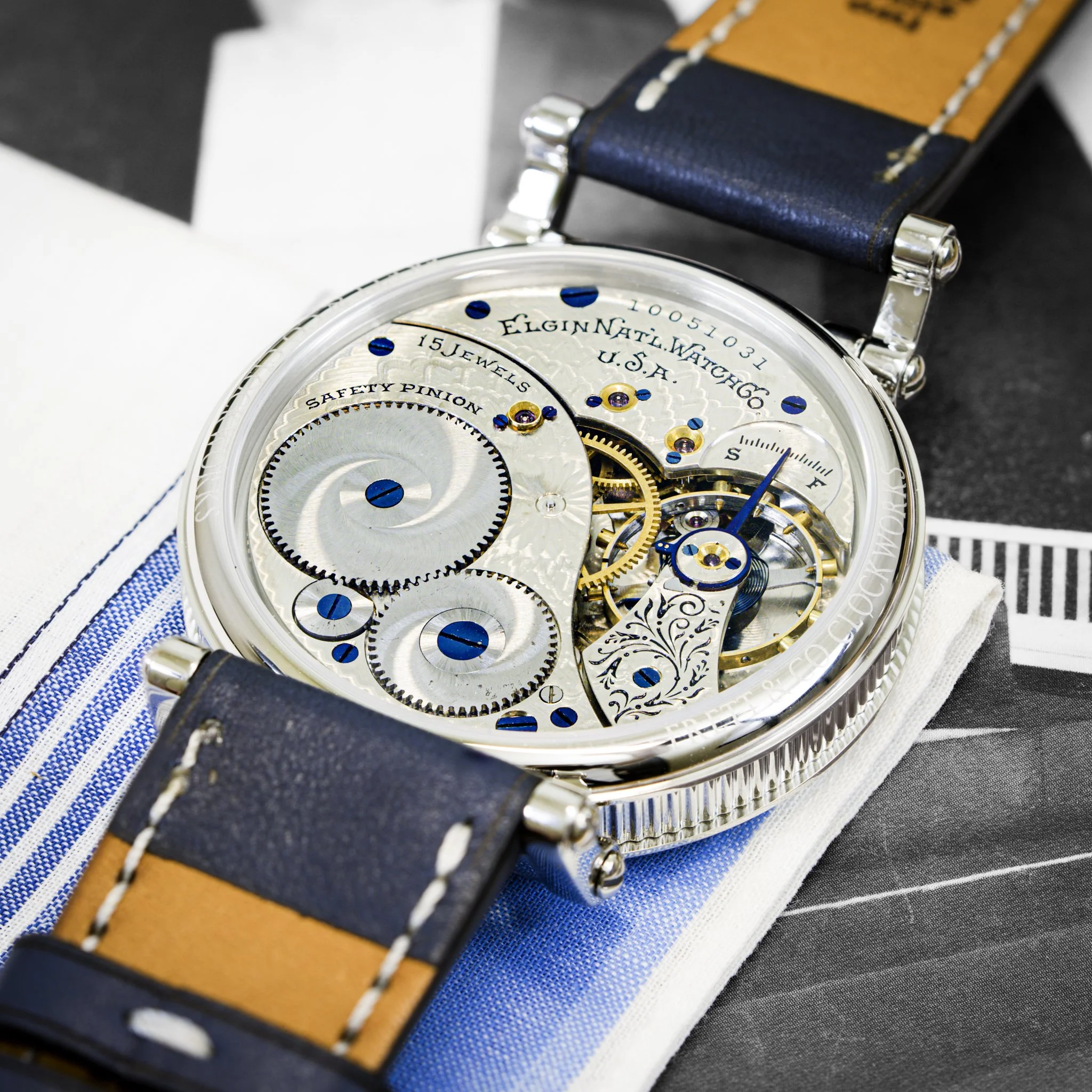Elgin pocket watch conversion