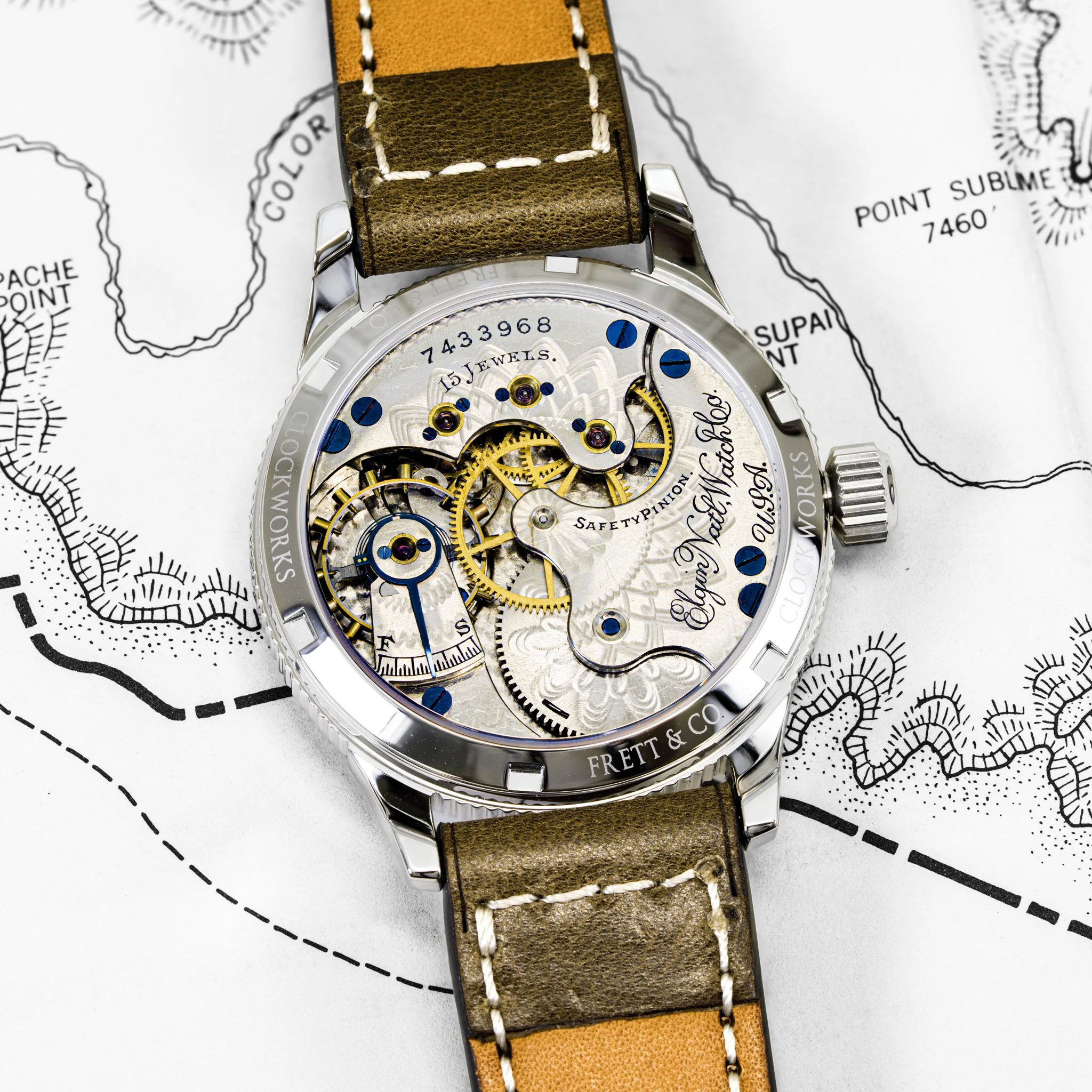 Elgin pocket watch conversion