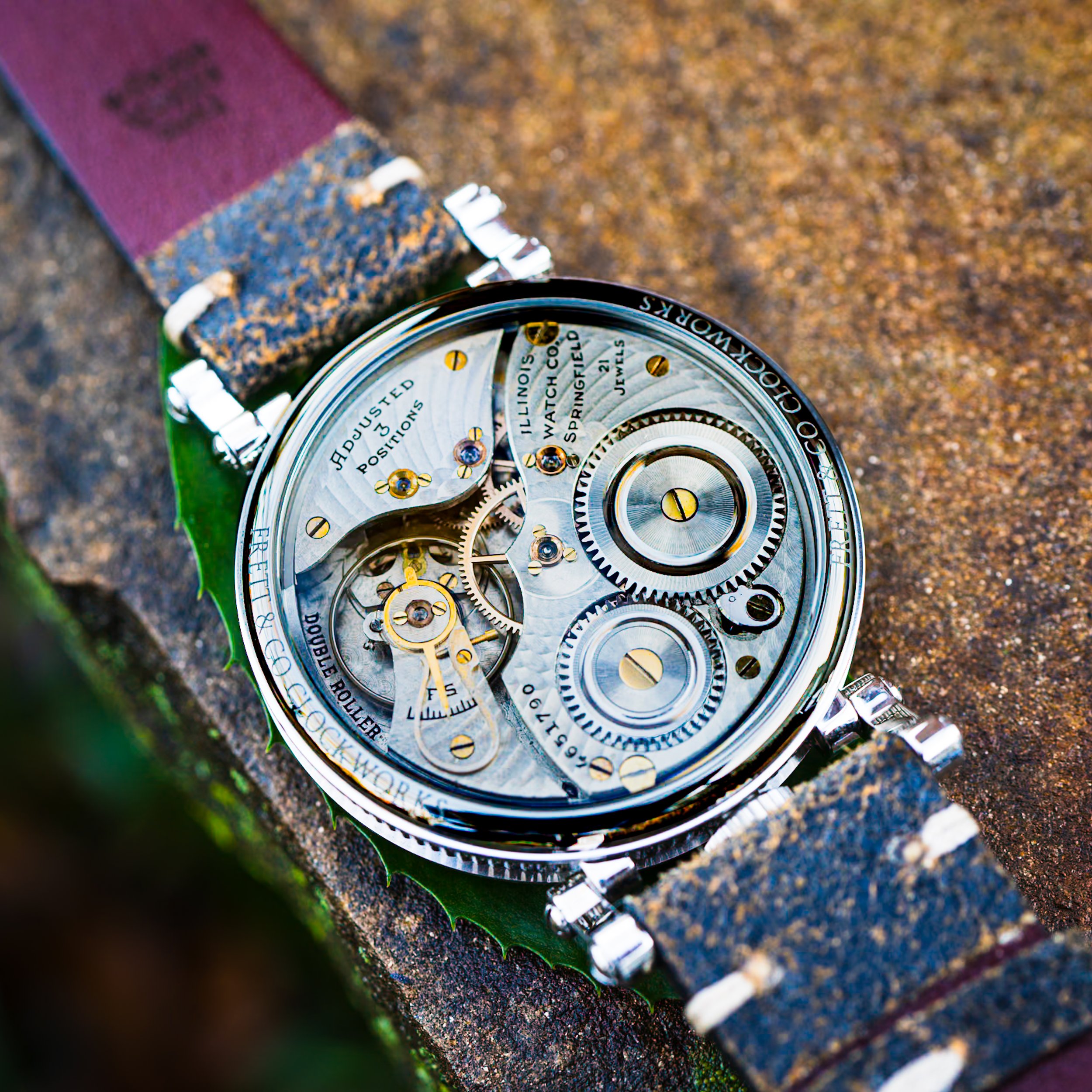 Illinois pocket watch conversion