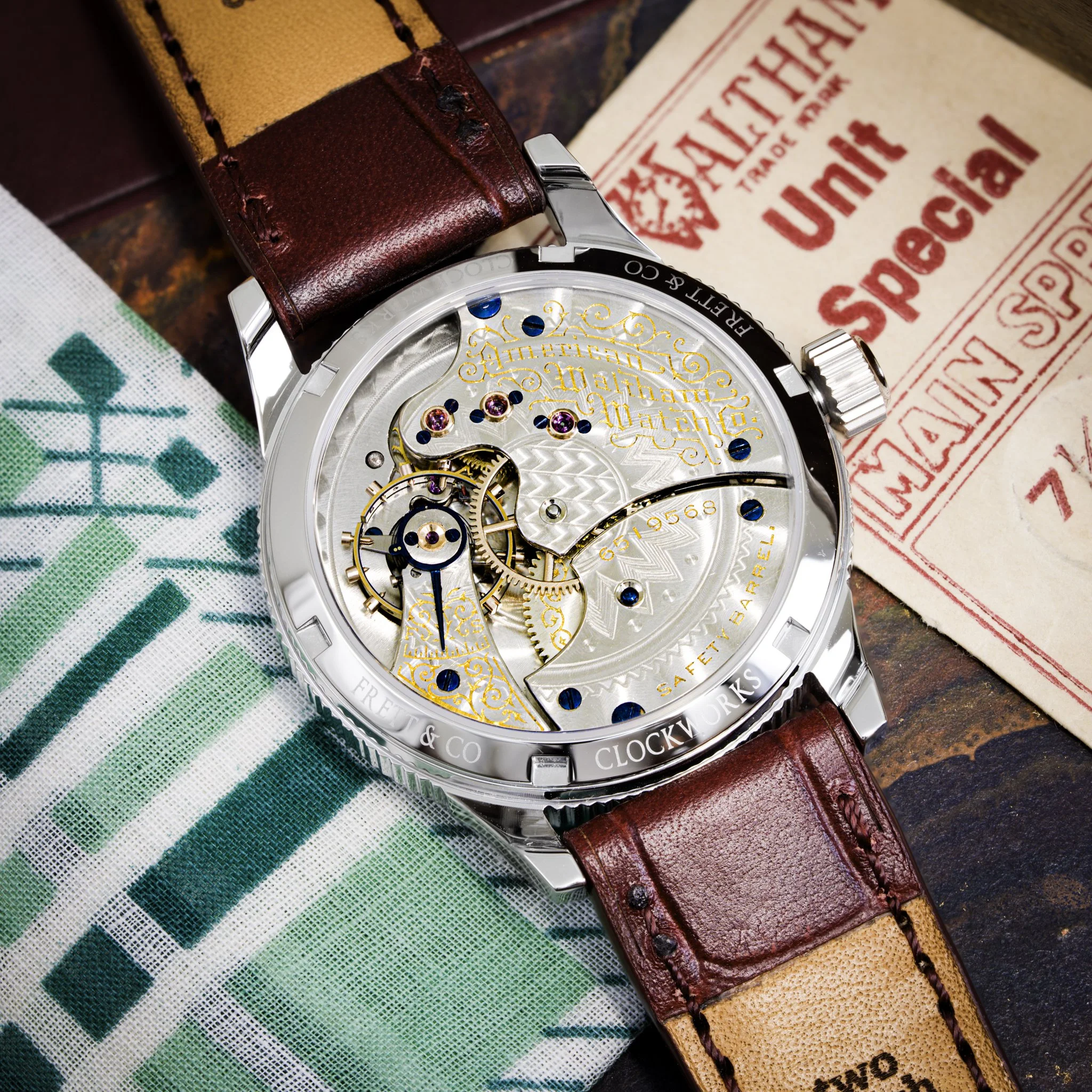 Waltham pocket watch conversion
