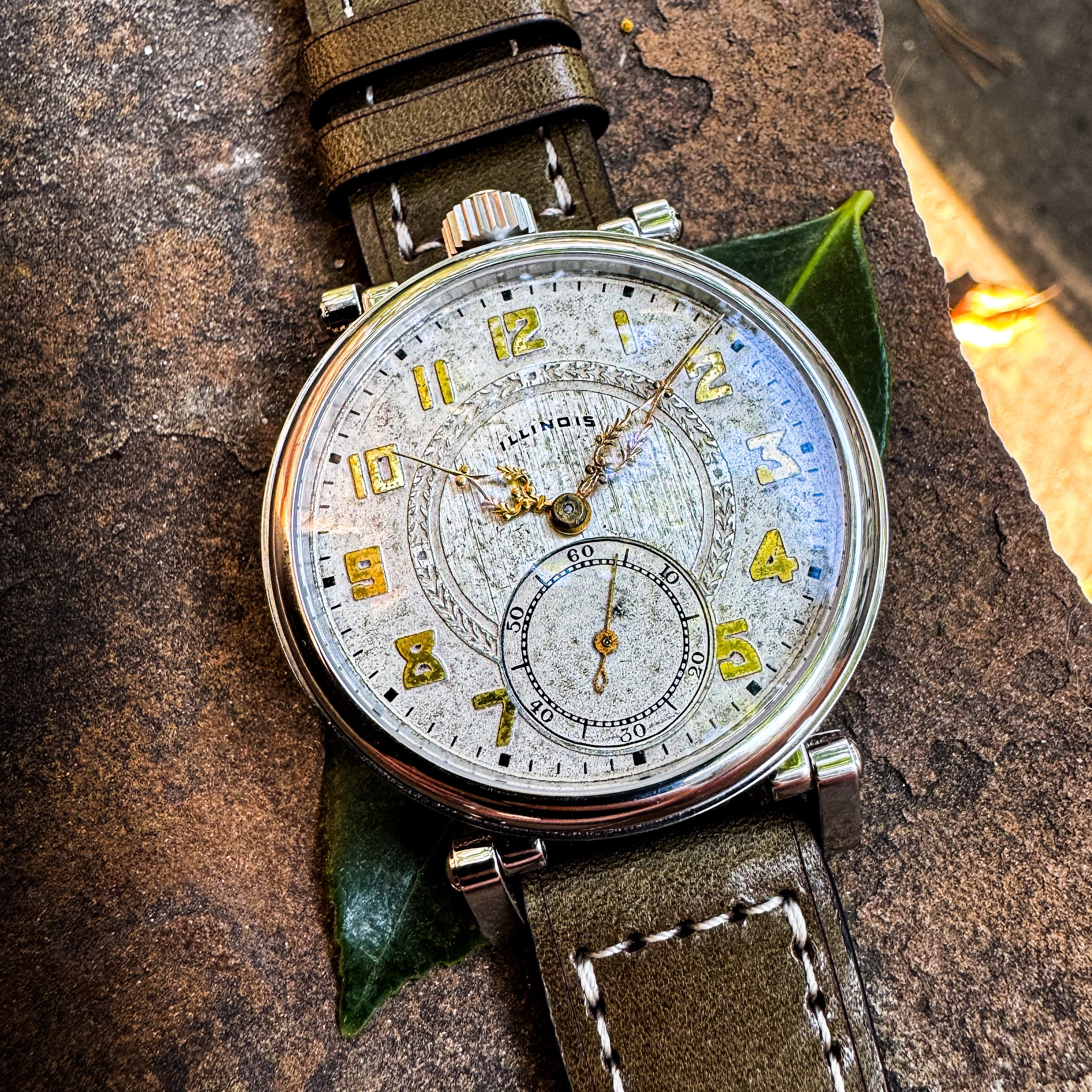 Illinois pocket watch conversion