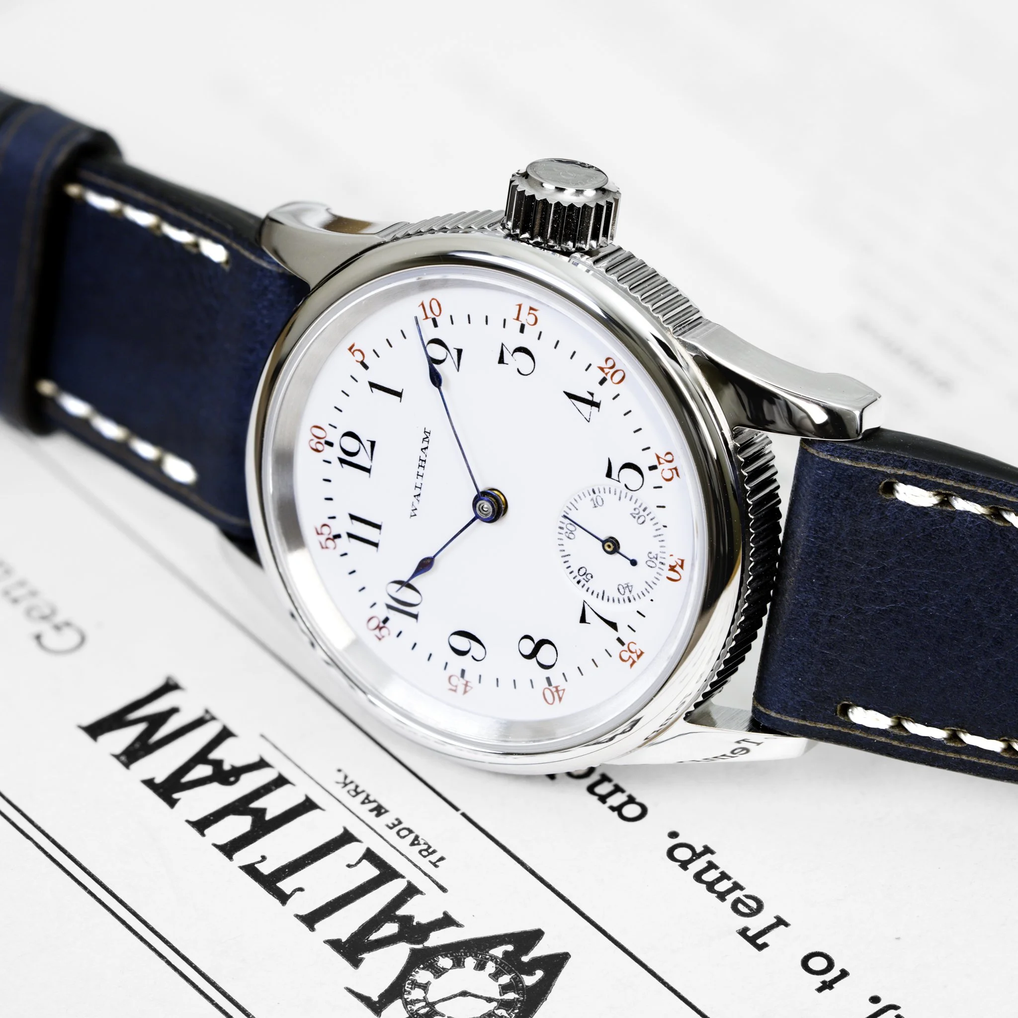 Waltham pocket watch conversion