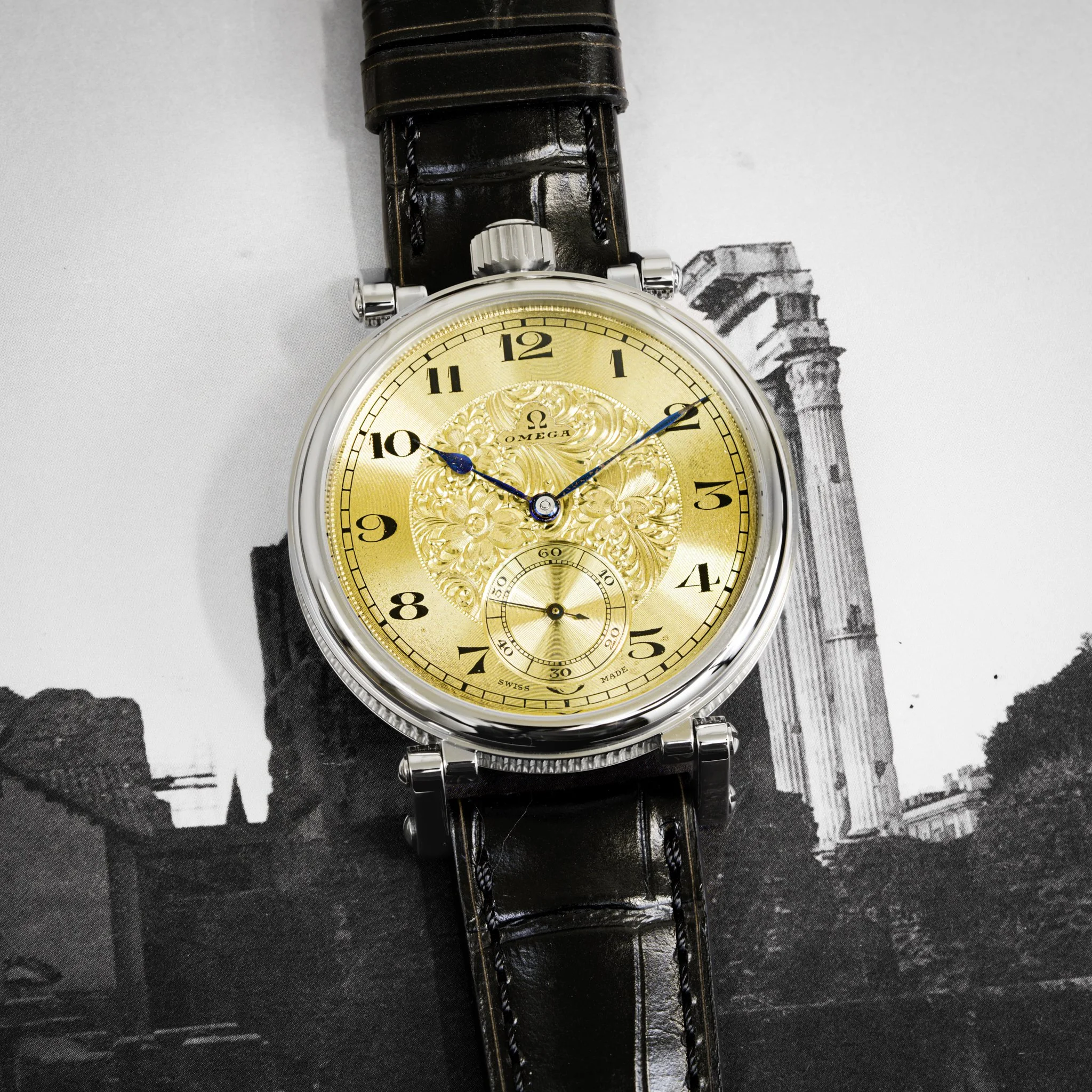 Omega pocket watch conversion