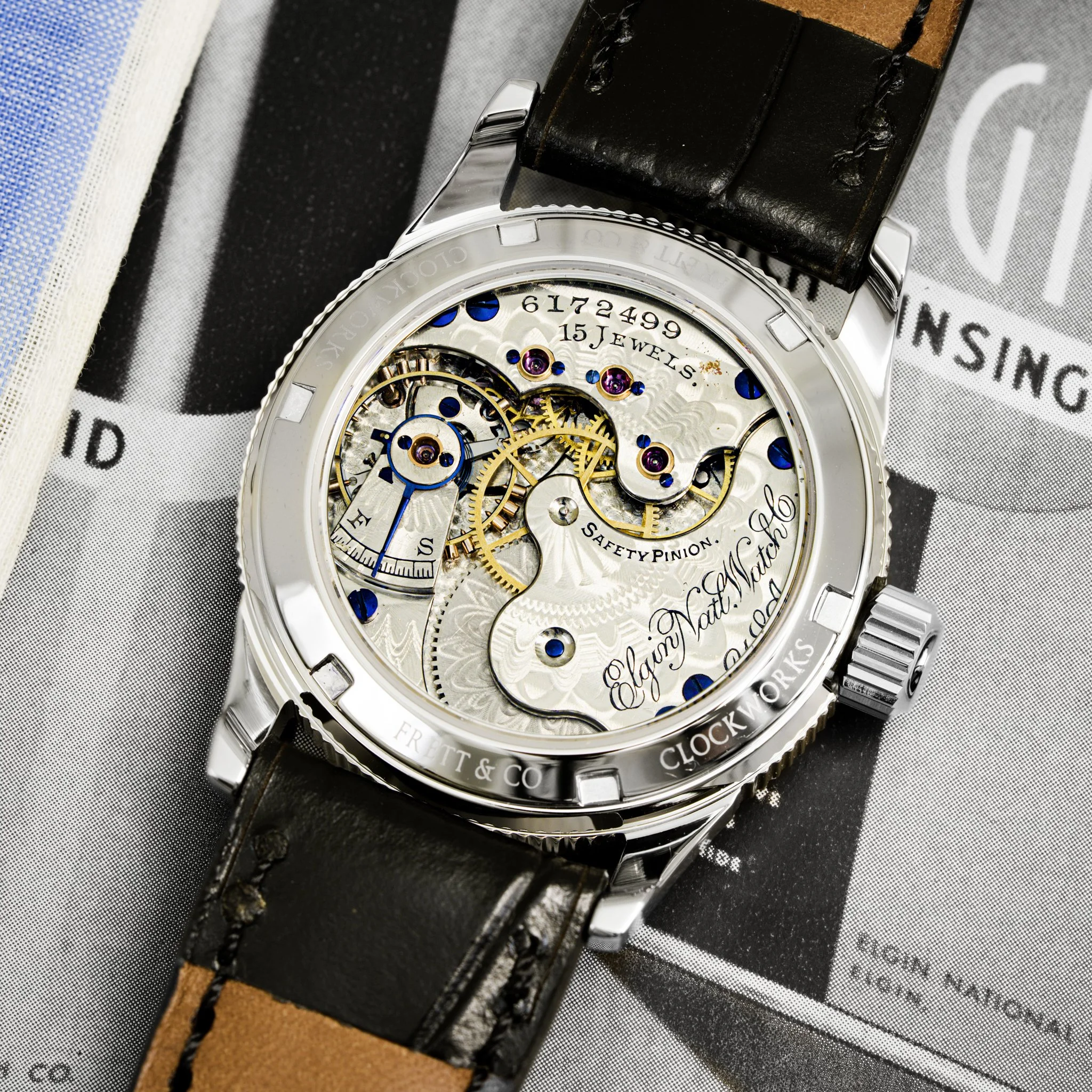 Elgin pocket watch conversion