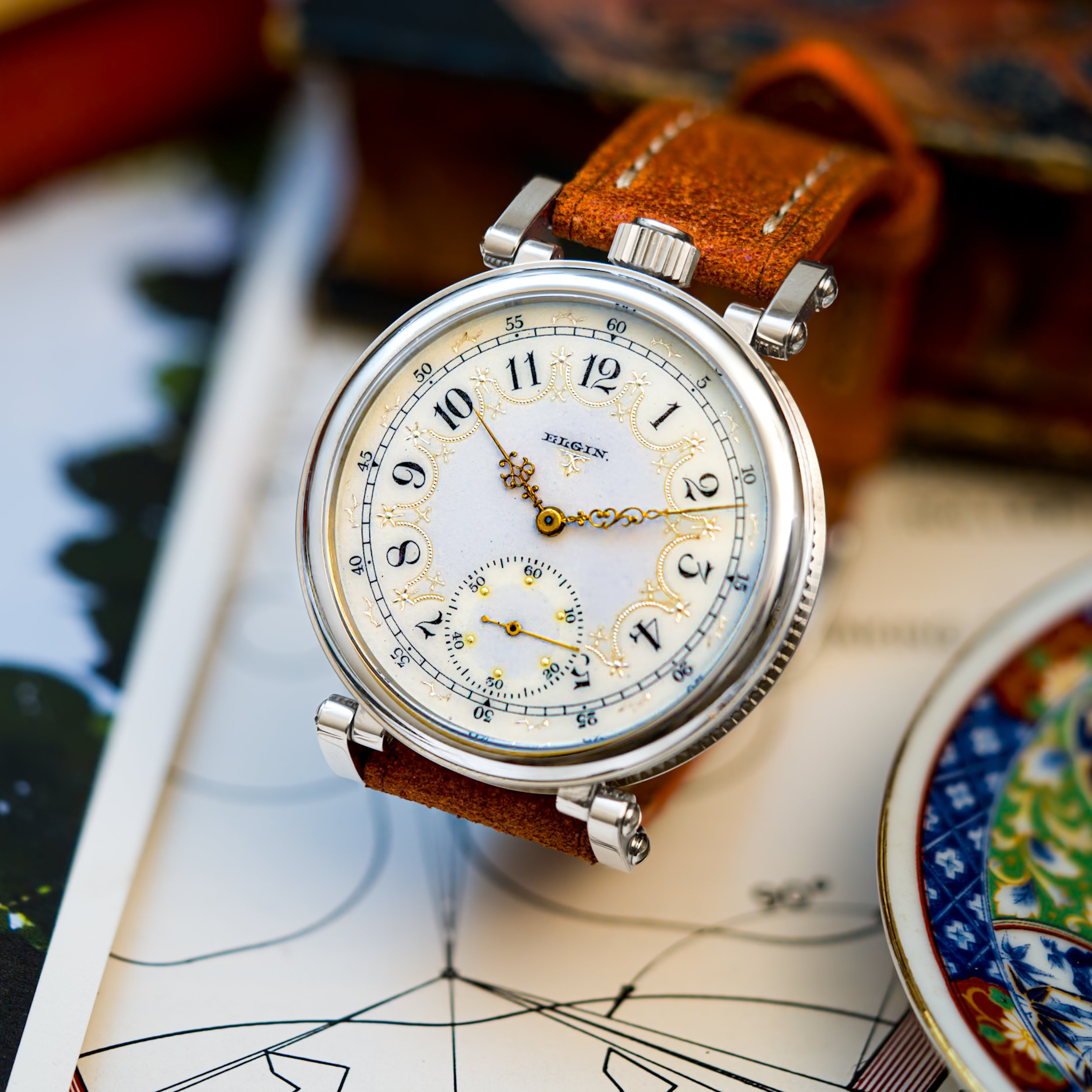 Elgin pocket watch conversion