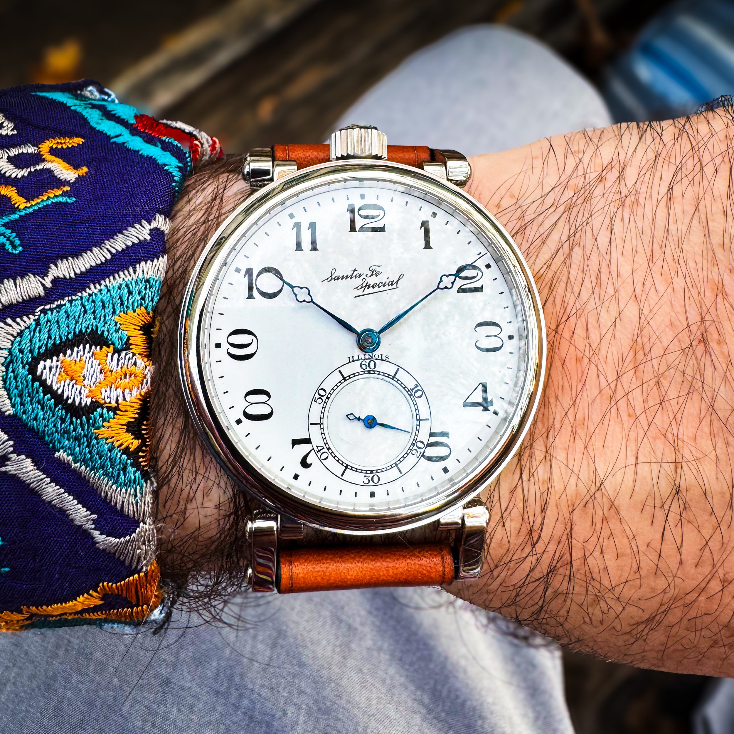 Illinois pocket watch conversion