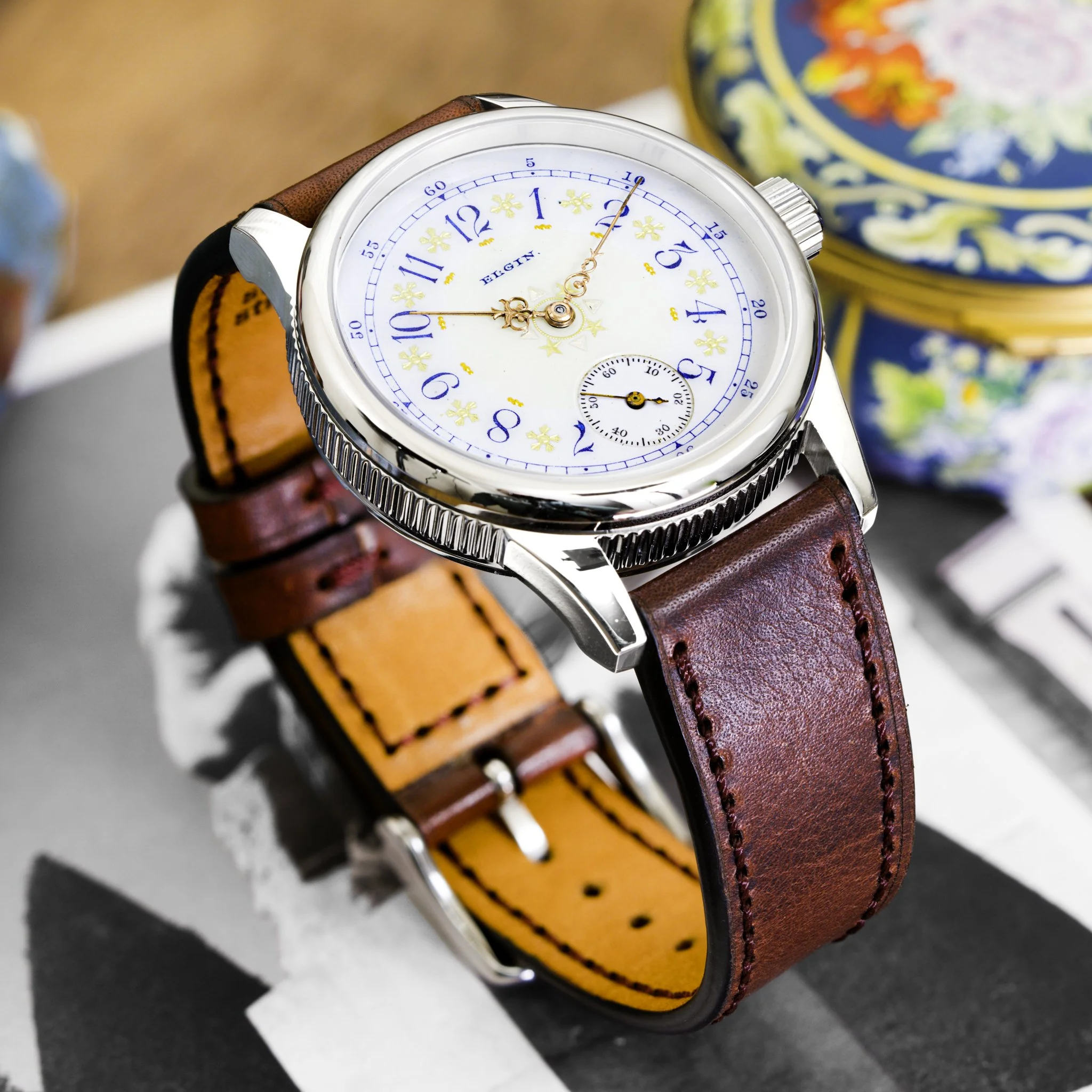 Elgin pocket watch conversion