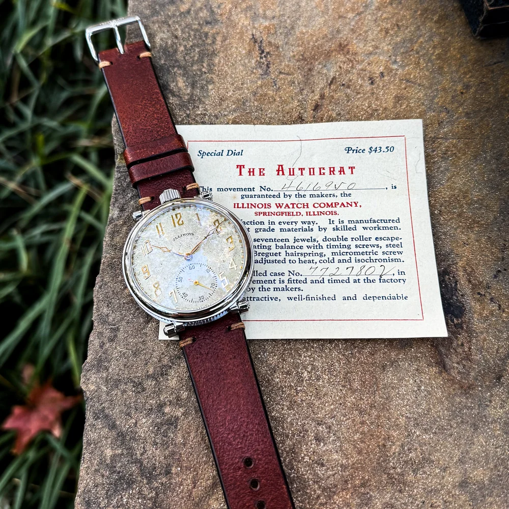 Illinois pocket watch conversion — Frett & Co Clockworks