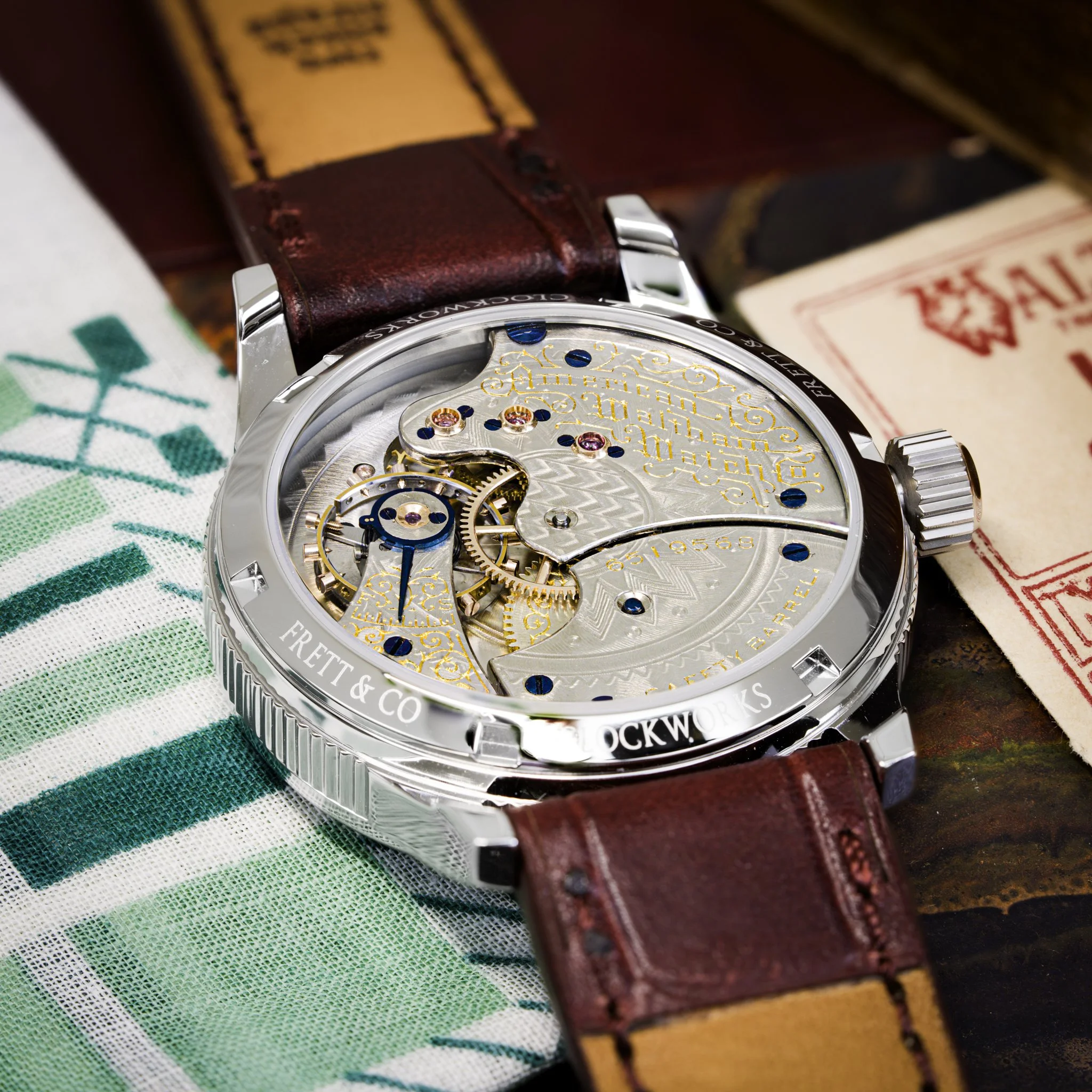 Waltham pocket watch conversion