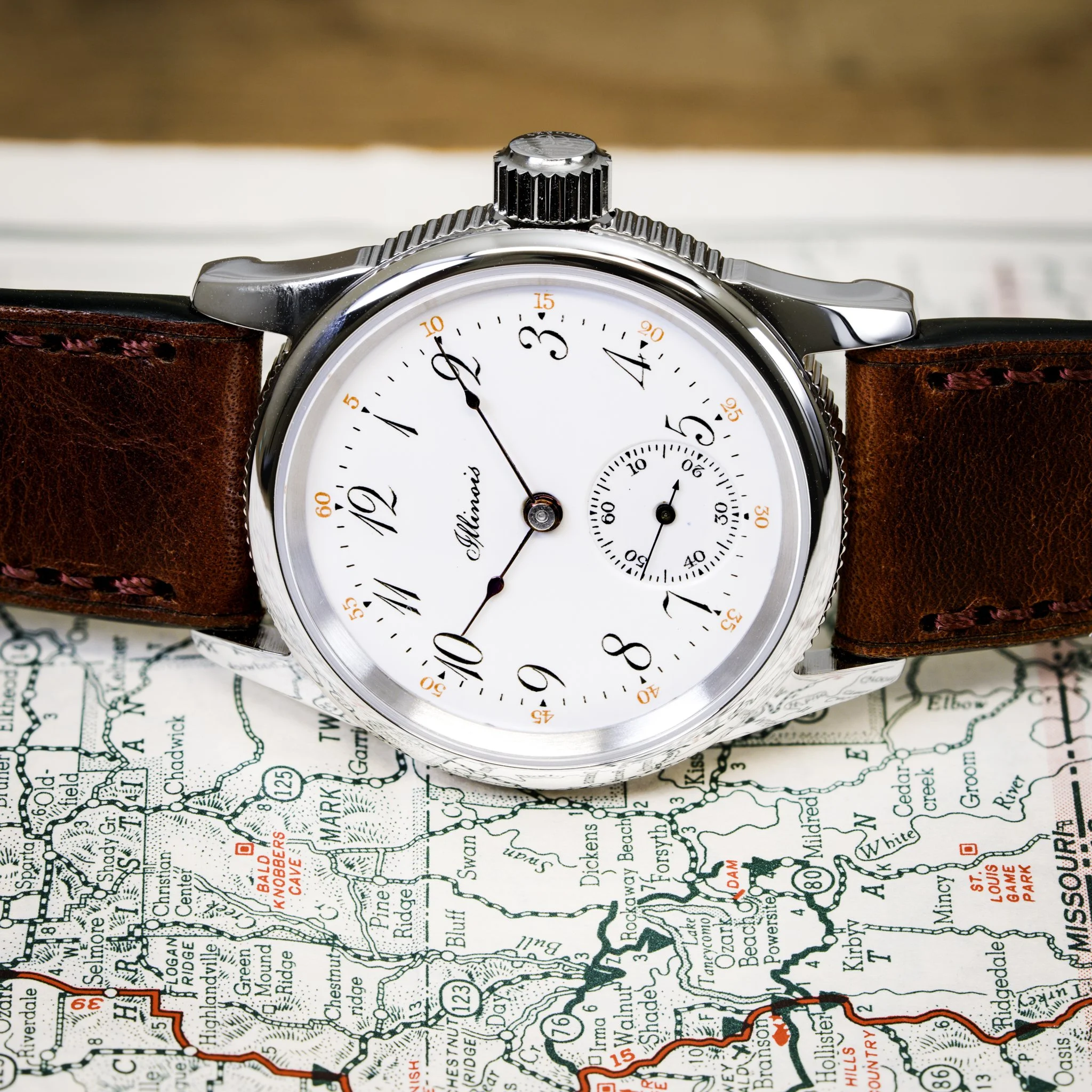 Illinois pocket watch conversion