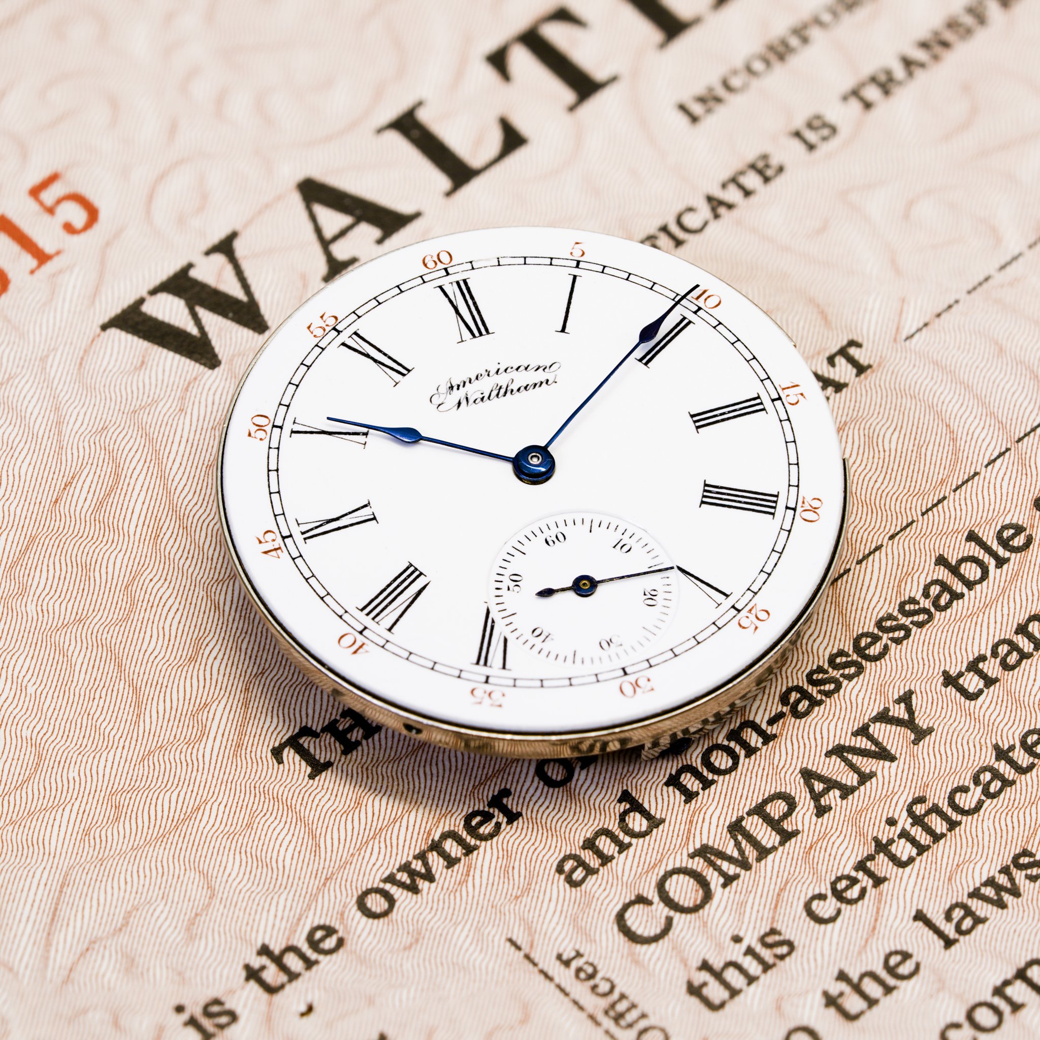 Waltham pocket watch conversion