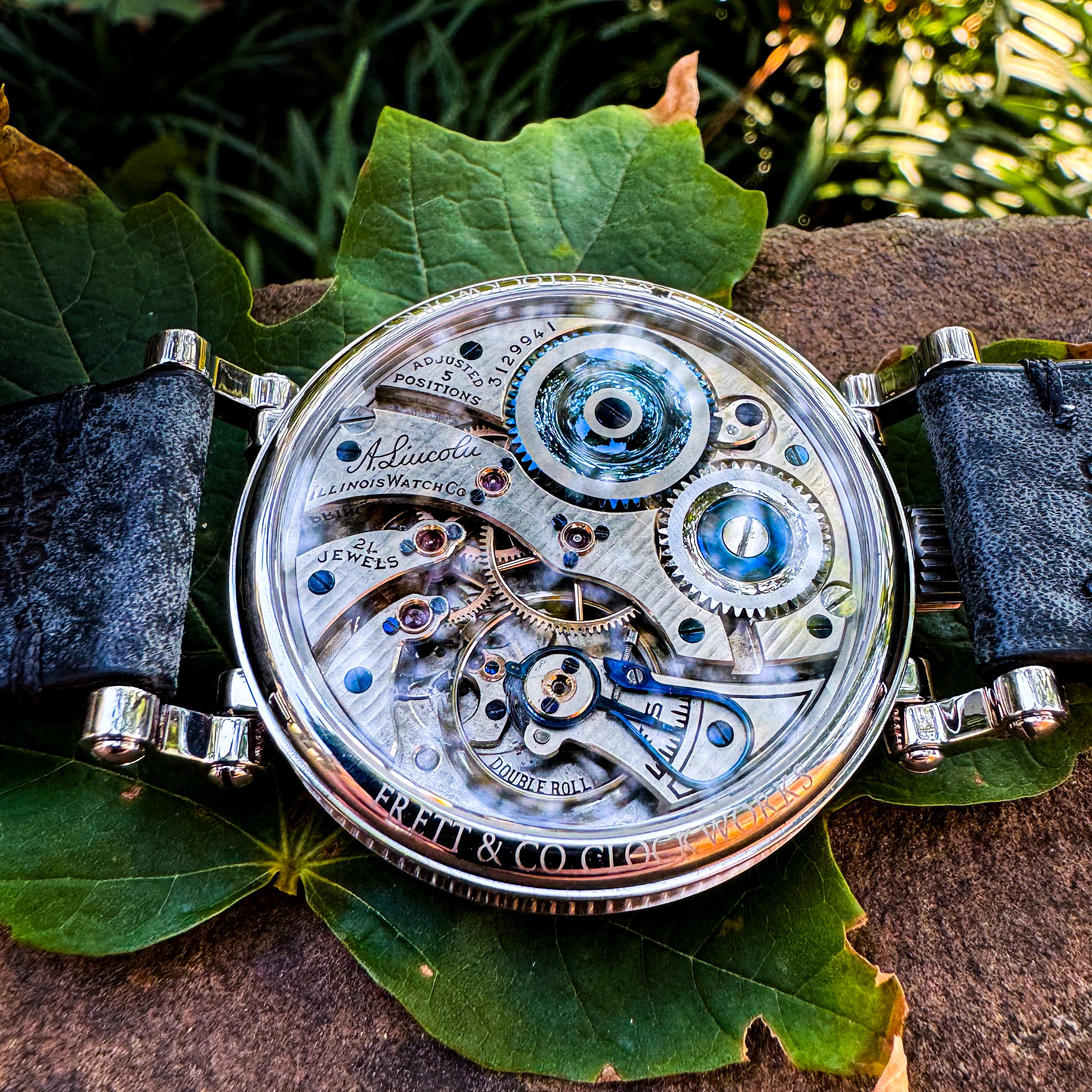 Illinois pocket watch conversion