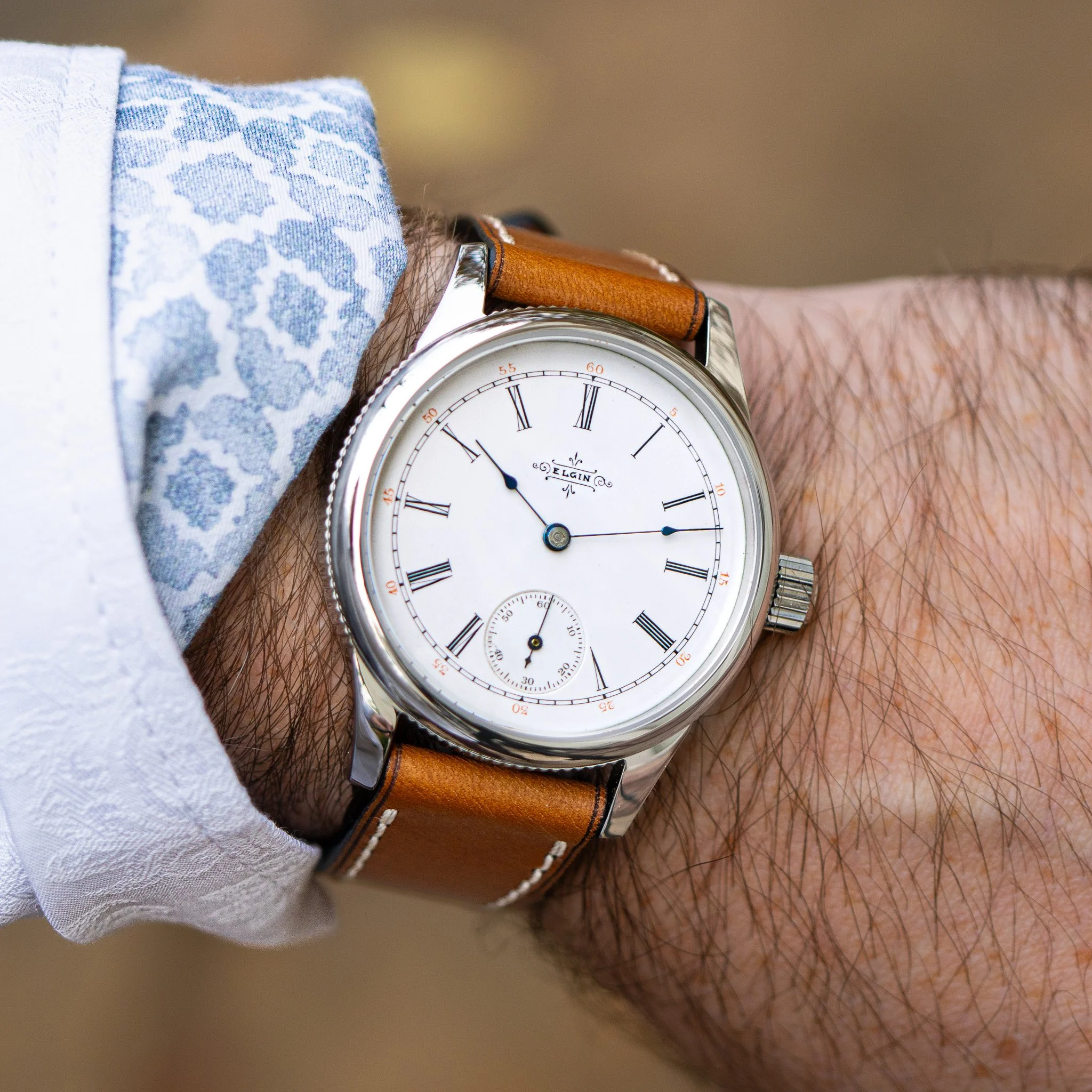 Elgin pocket watch conversion